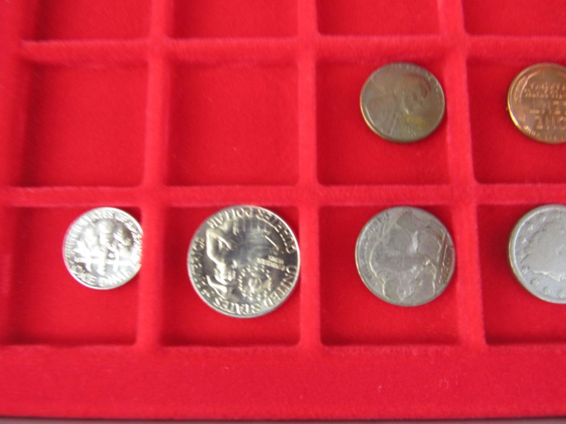 2 Schuber mit vielen Silbermünzen und einigen Nickel Münzen - Bild 11 aus 14