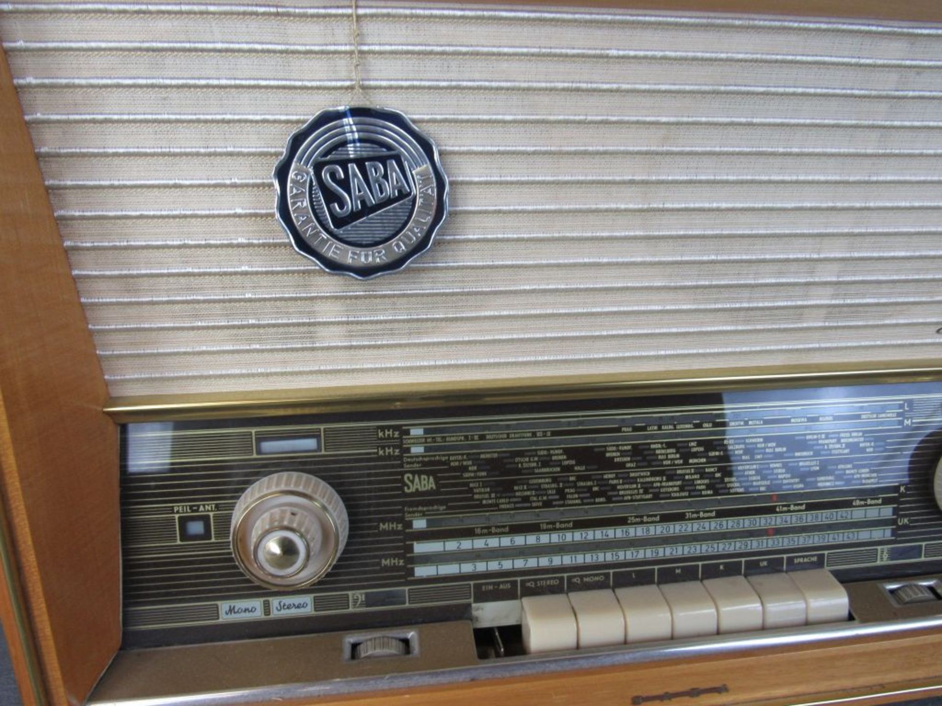 Röhrenradio Freudenstadt 100 Stereo 50er Jahre 60x28x38cm - Bild 4 aus 7