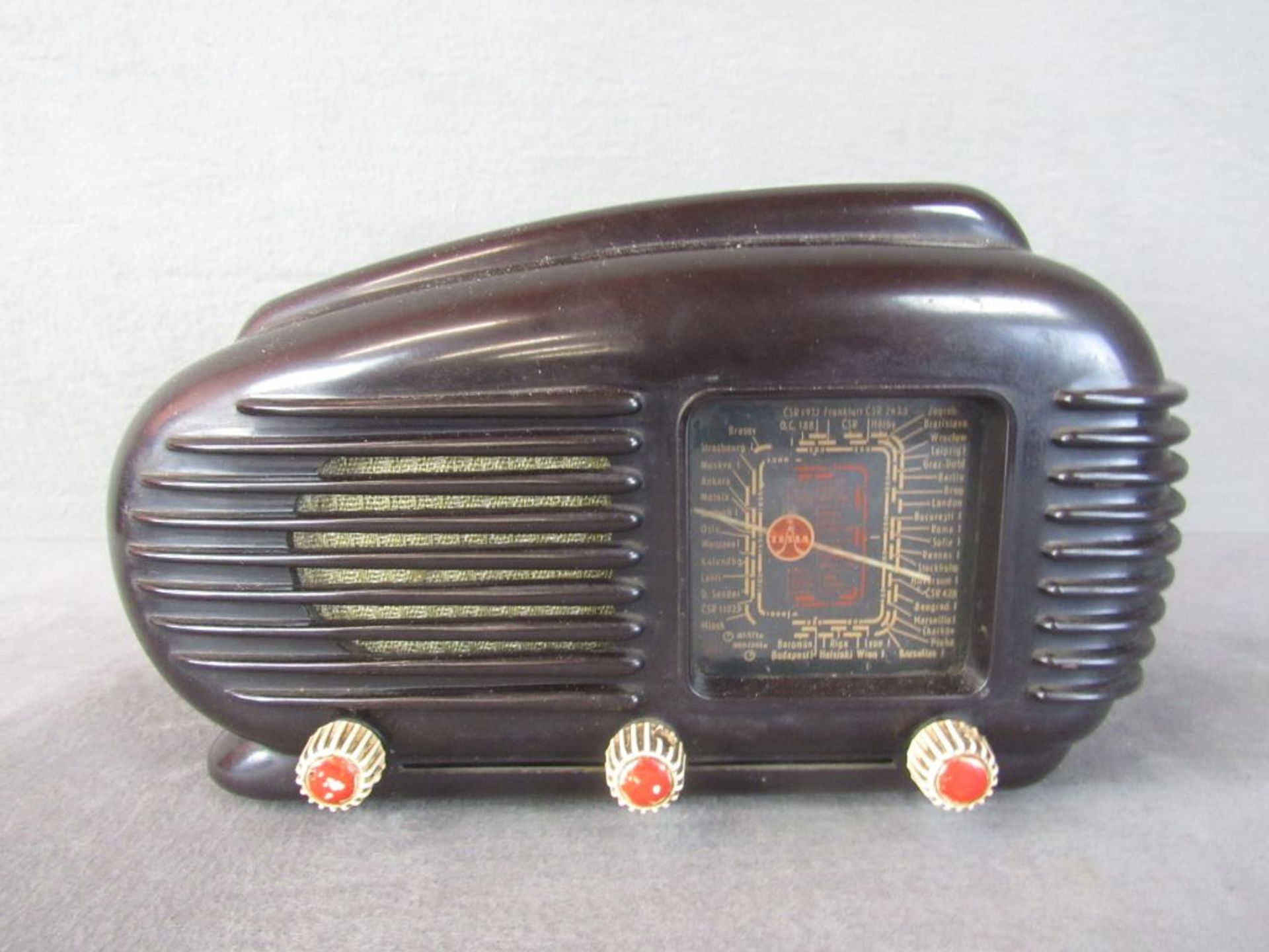 Seltenes Radio Talisman Bakelitgehäuse 32cm lang