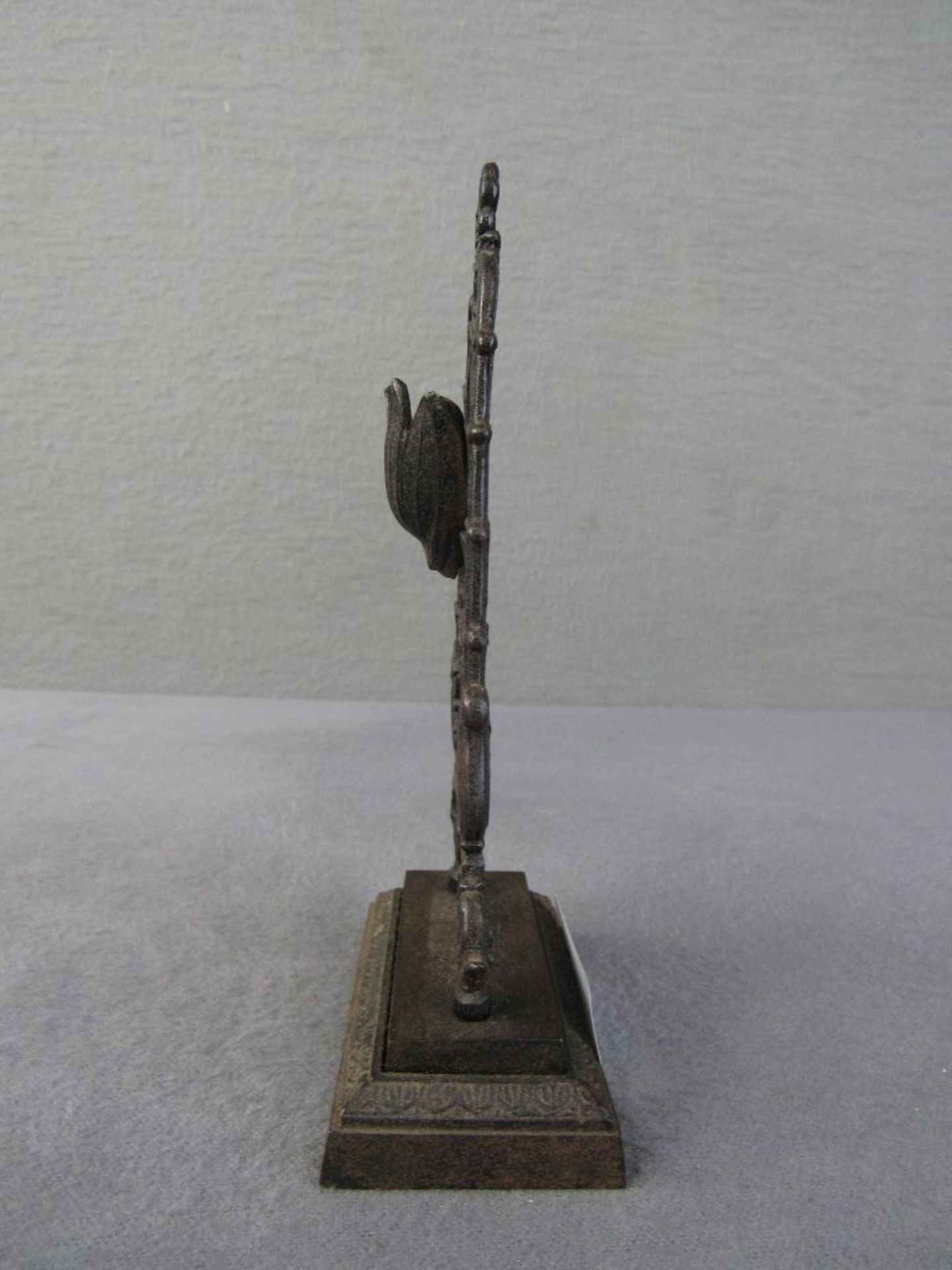 Uhrenhalter Bronze ca. 1880 - Image 2 of 4