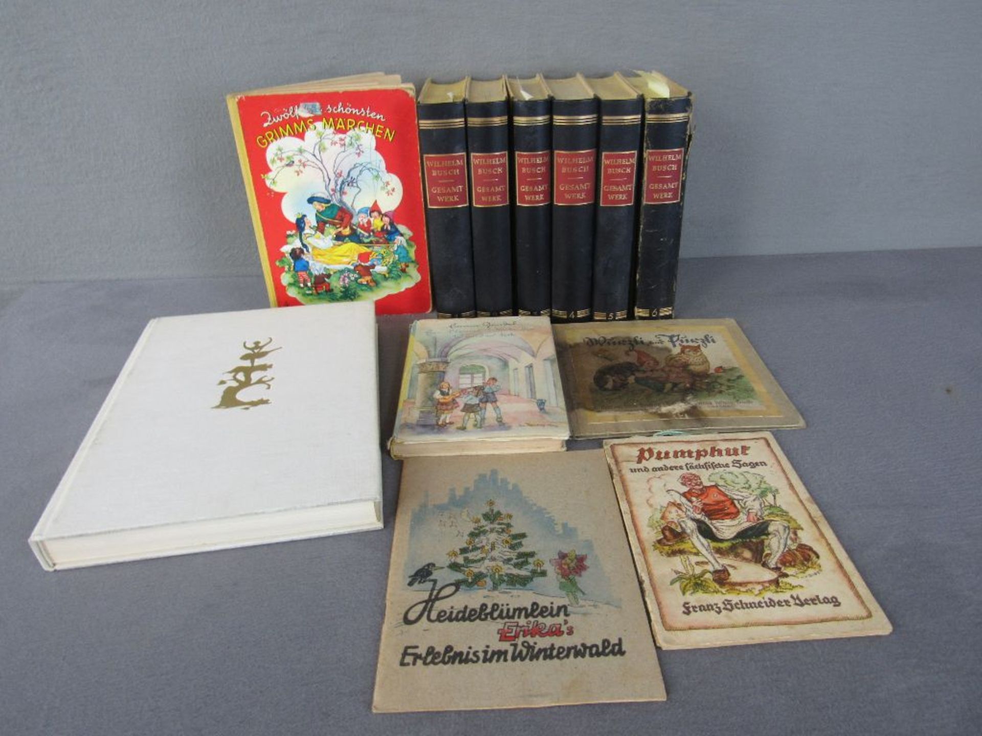 Konvolut Märchenbücher unter anderem Wilhelm Busch