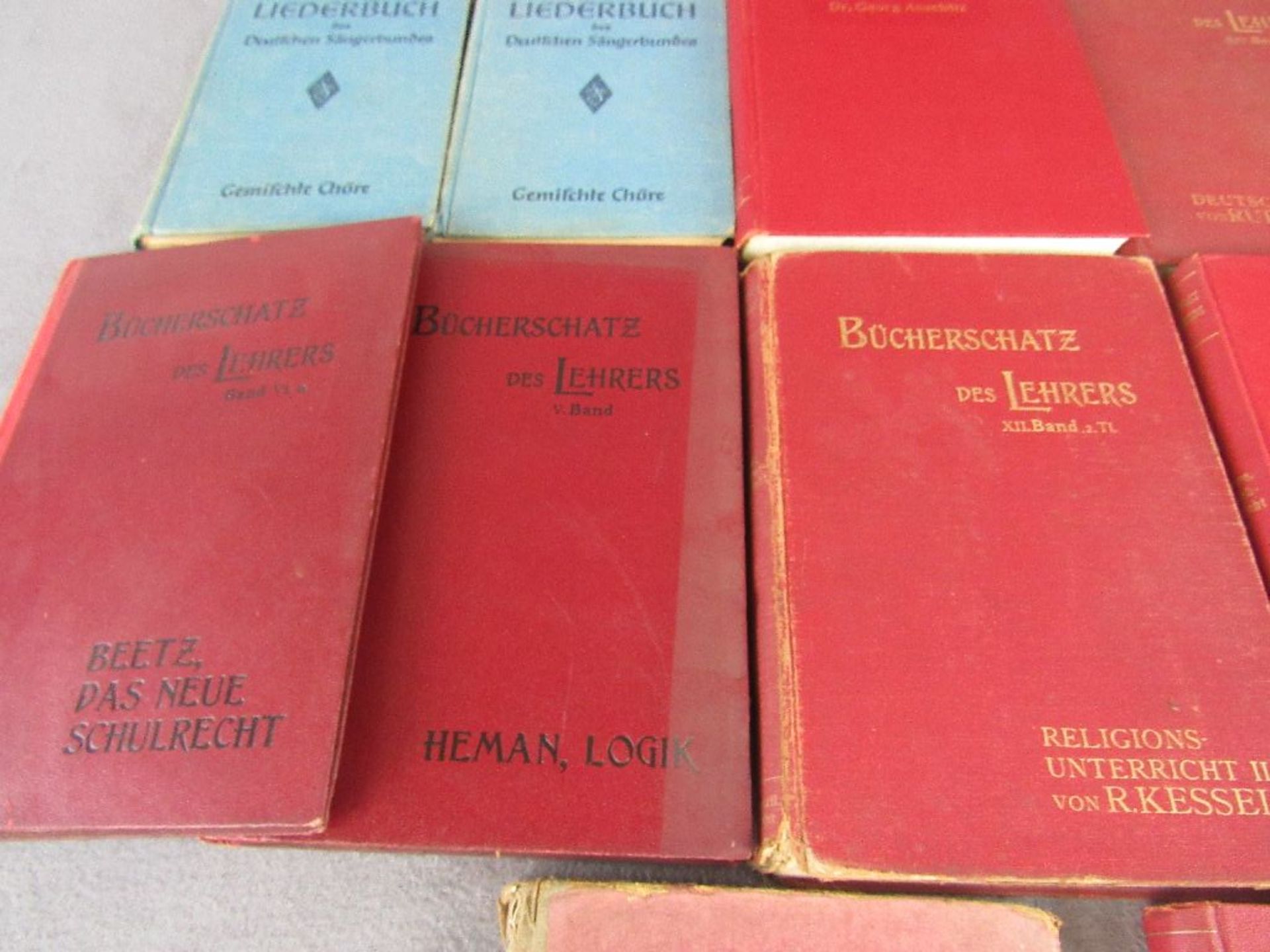 Konvolut Bücher für Lehrer antik um 1920 - Bild 3 aus 7
