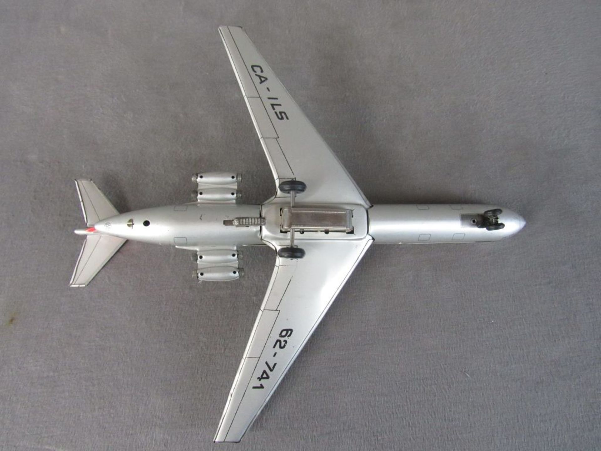 Blechspielzeug Flugzeug Friktionsantrieb Spannweite 30cm - Image 4 of 4