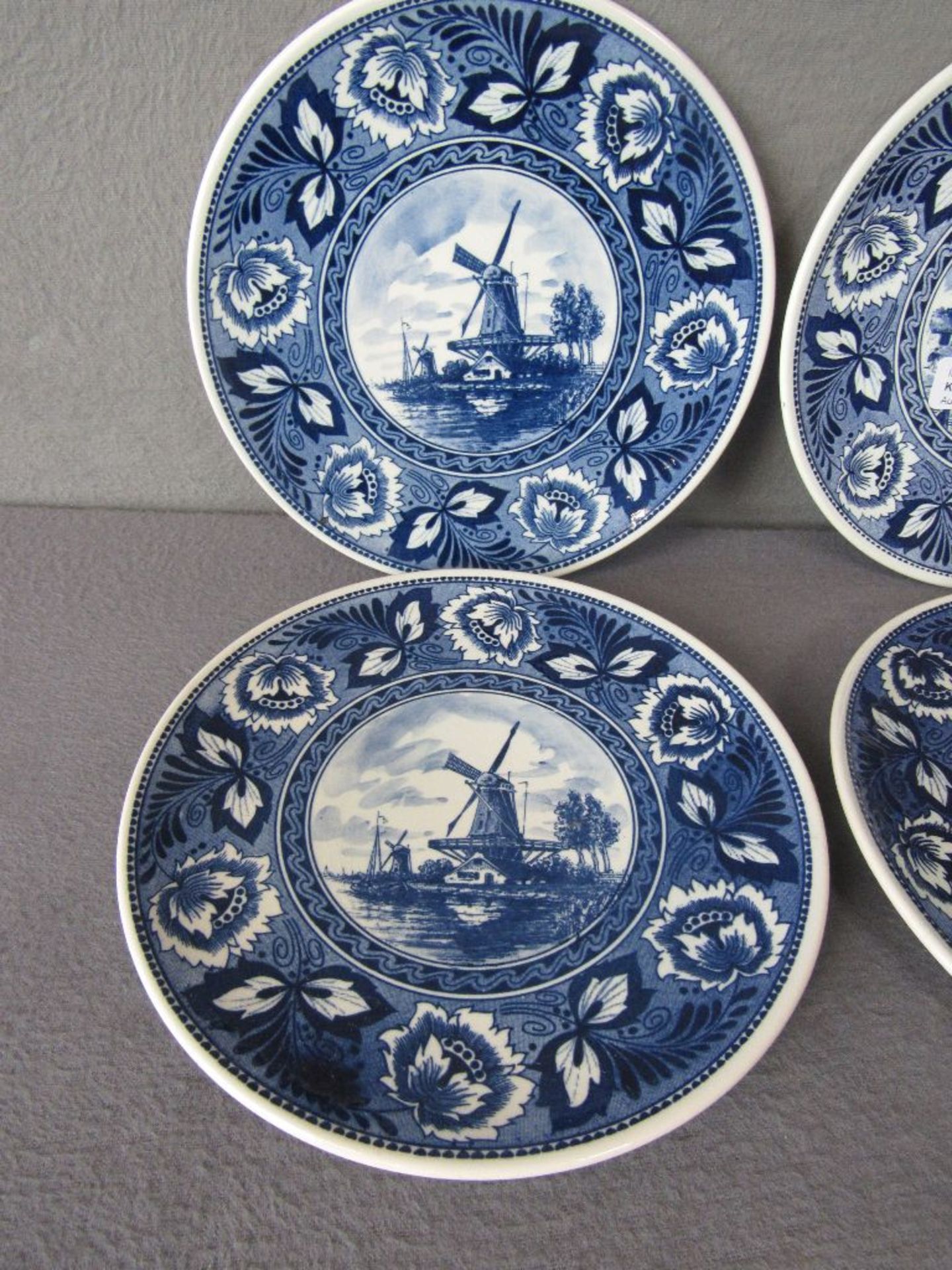 Wandteller Konvolut diverse Hersteller teilweise Delft Holland hier:sechs Stück Durchmesser 20cm - Bild 2 aus 5