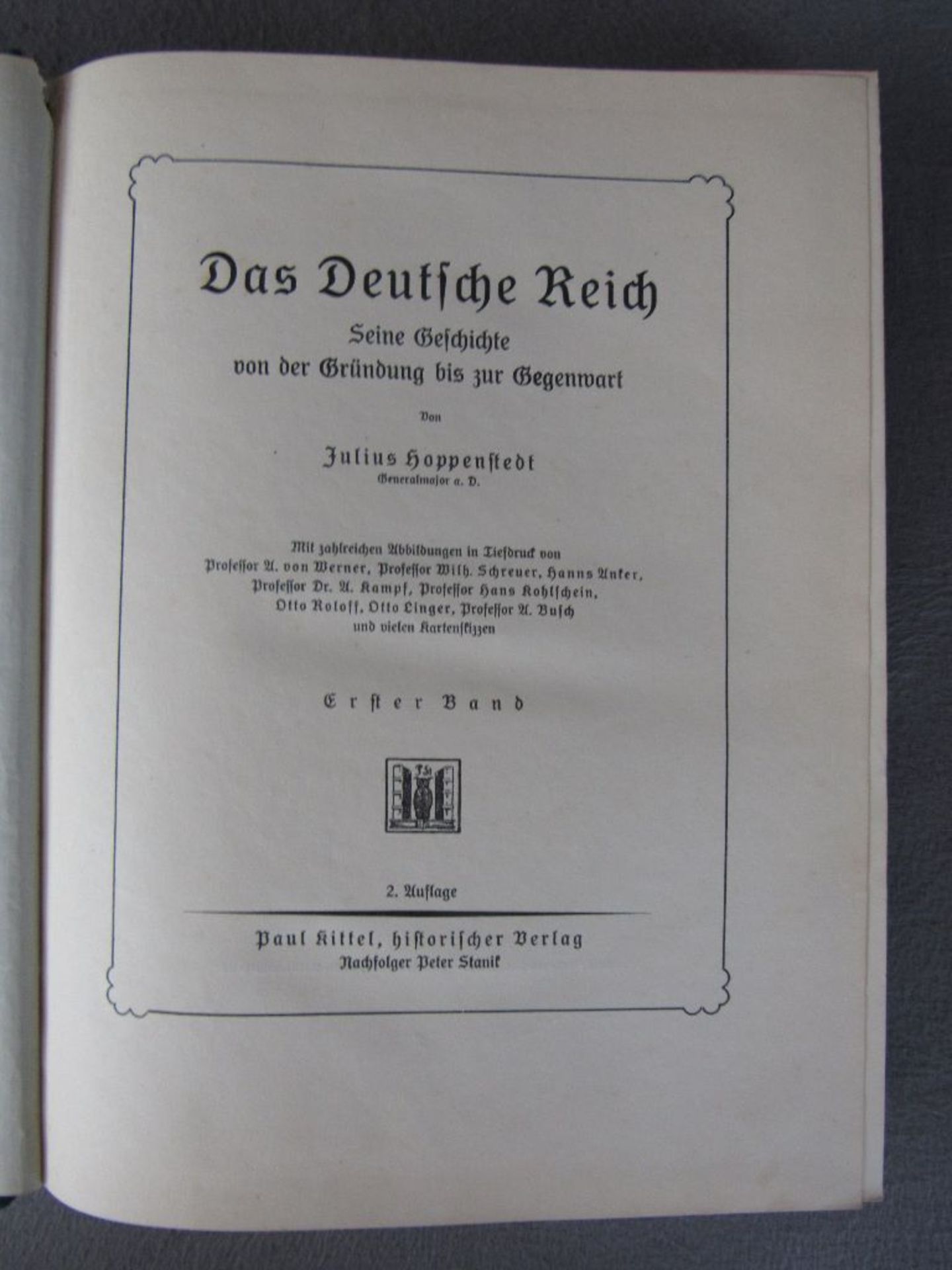 Zwei Bücher das Deutsche Reich guter Zustand - Bild 2 aus 2