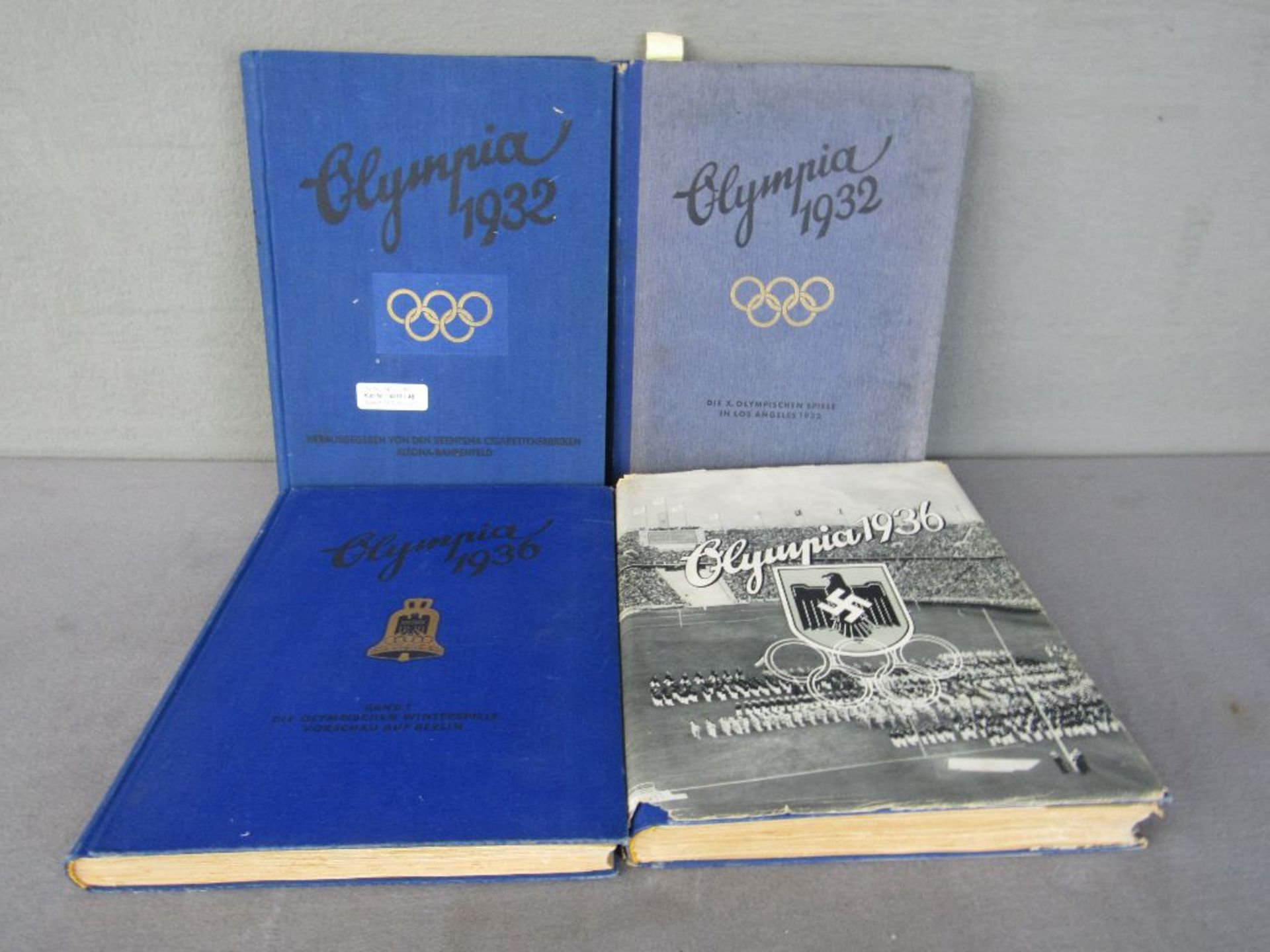 Konvolut von vier Sammelbilderalben Olympiade vor Krieg