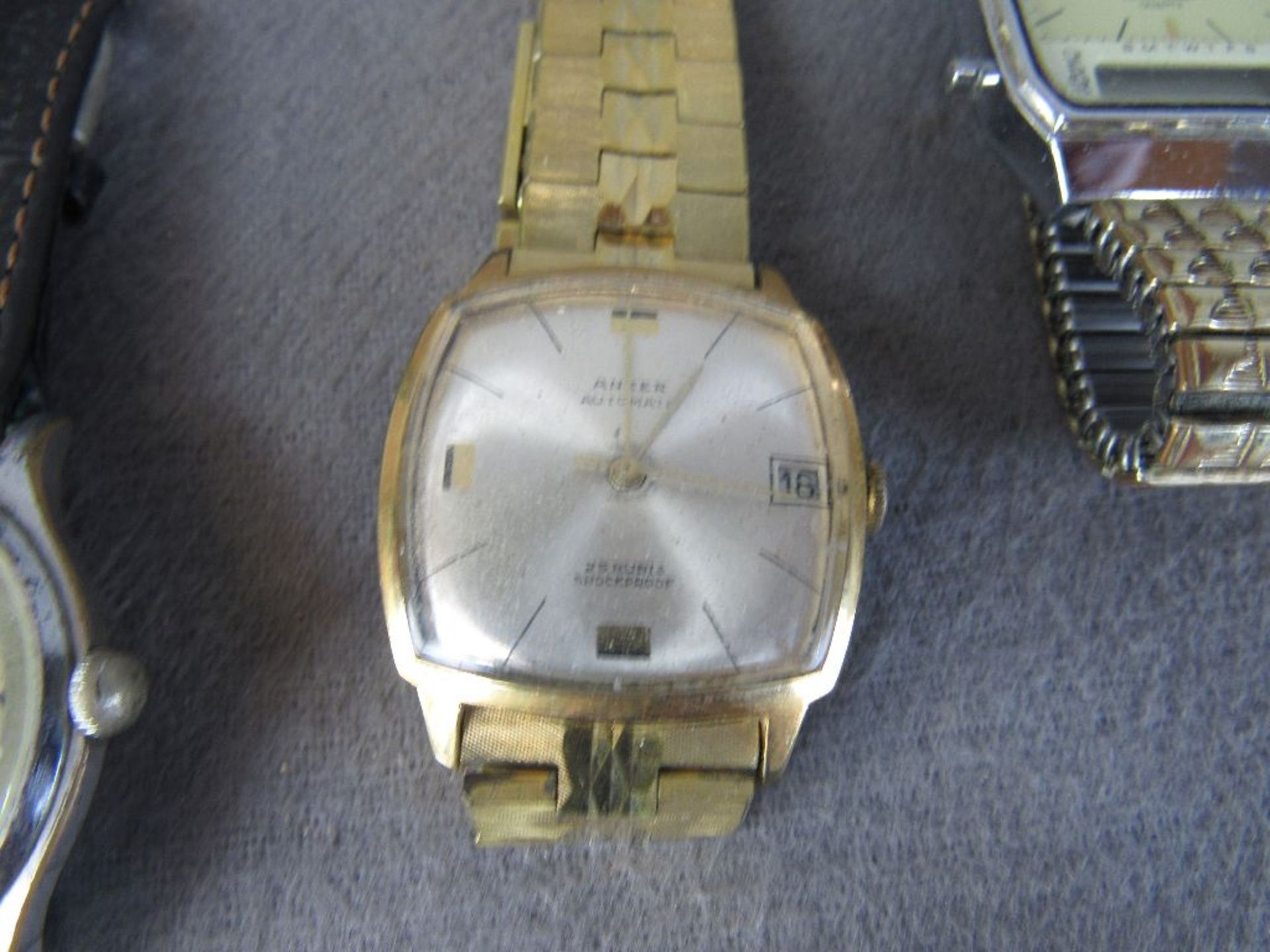 Interessantes Konvolut Armbanduhren und Uhrenarmbänder 50er Jahre unsortiert - Image 5 of 6
