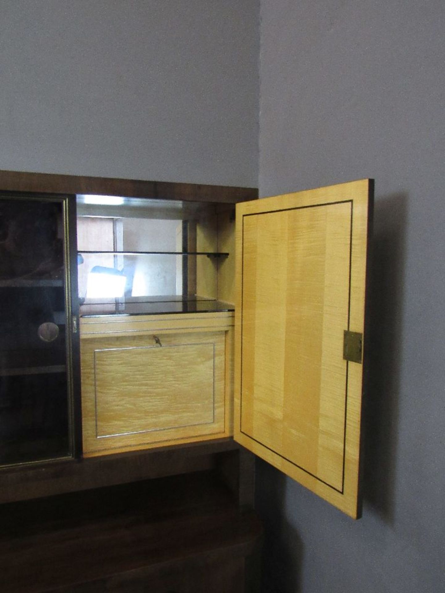 Zerlegbarer Kabinett Schrank von Bruno Paul für die Deutschen Werkstätten 30er Jahre 276x76x177cm - Bild 5 aus 10