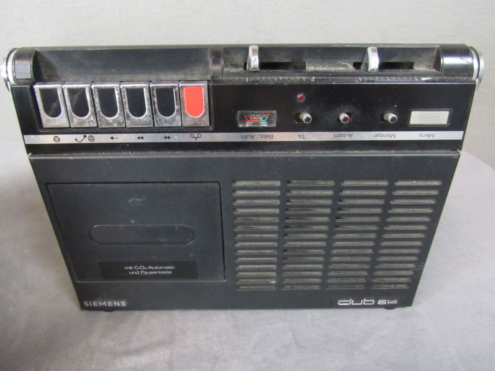 Zwei Vintage 70er Jahre Kofferradios Siemens Länge:30,5cm und 34cm - Bild 8 aus 9