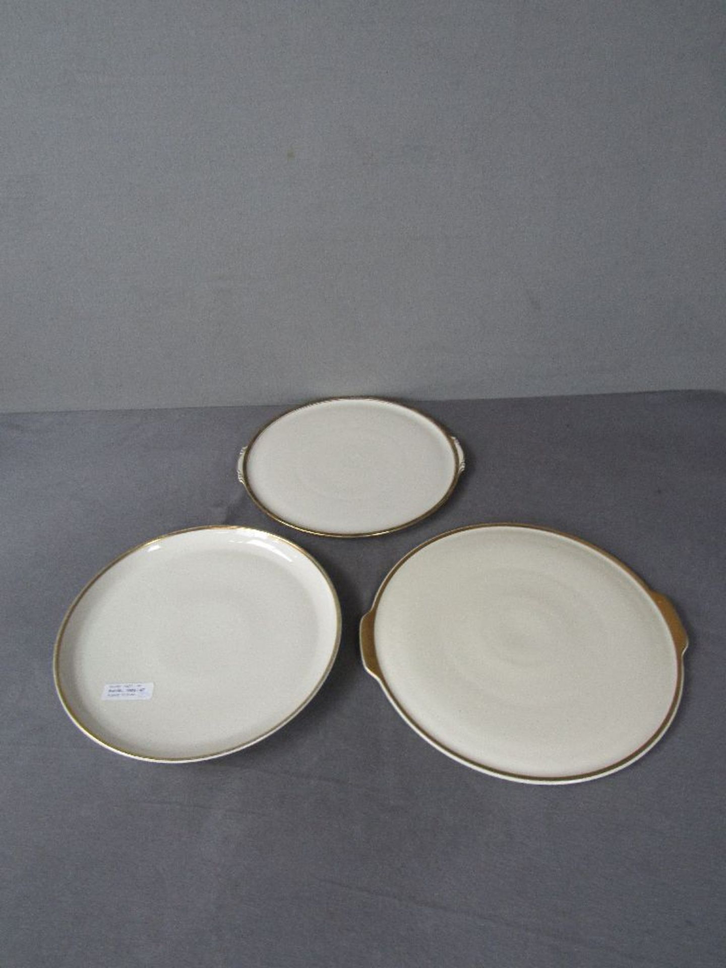 3 Kuchenplatten Porzellan