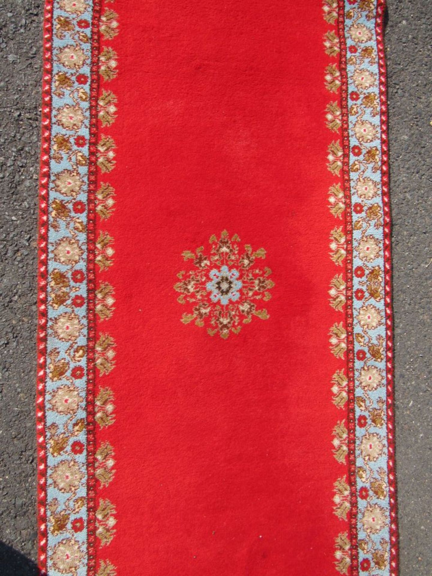 Orientteppich handgeknüpft Rabat ca.220x75cm - Image 3 of 4