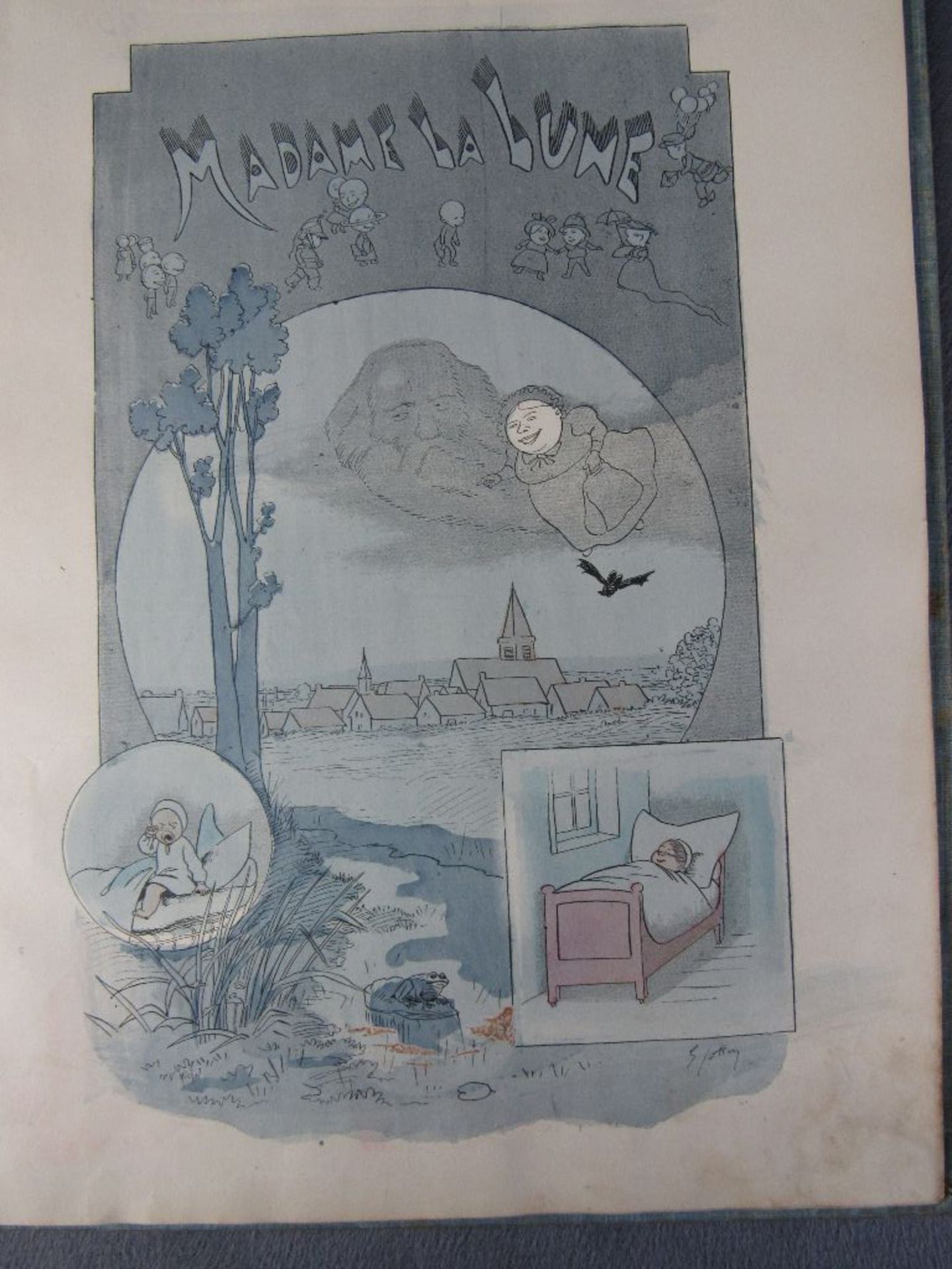 Zwei Bücher mit zahlreichen Illustrationen 1. bebe qui chante de L. xanrof dessins de E. Collin - Bild 5 aus 7