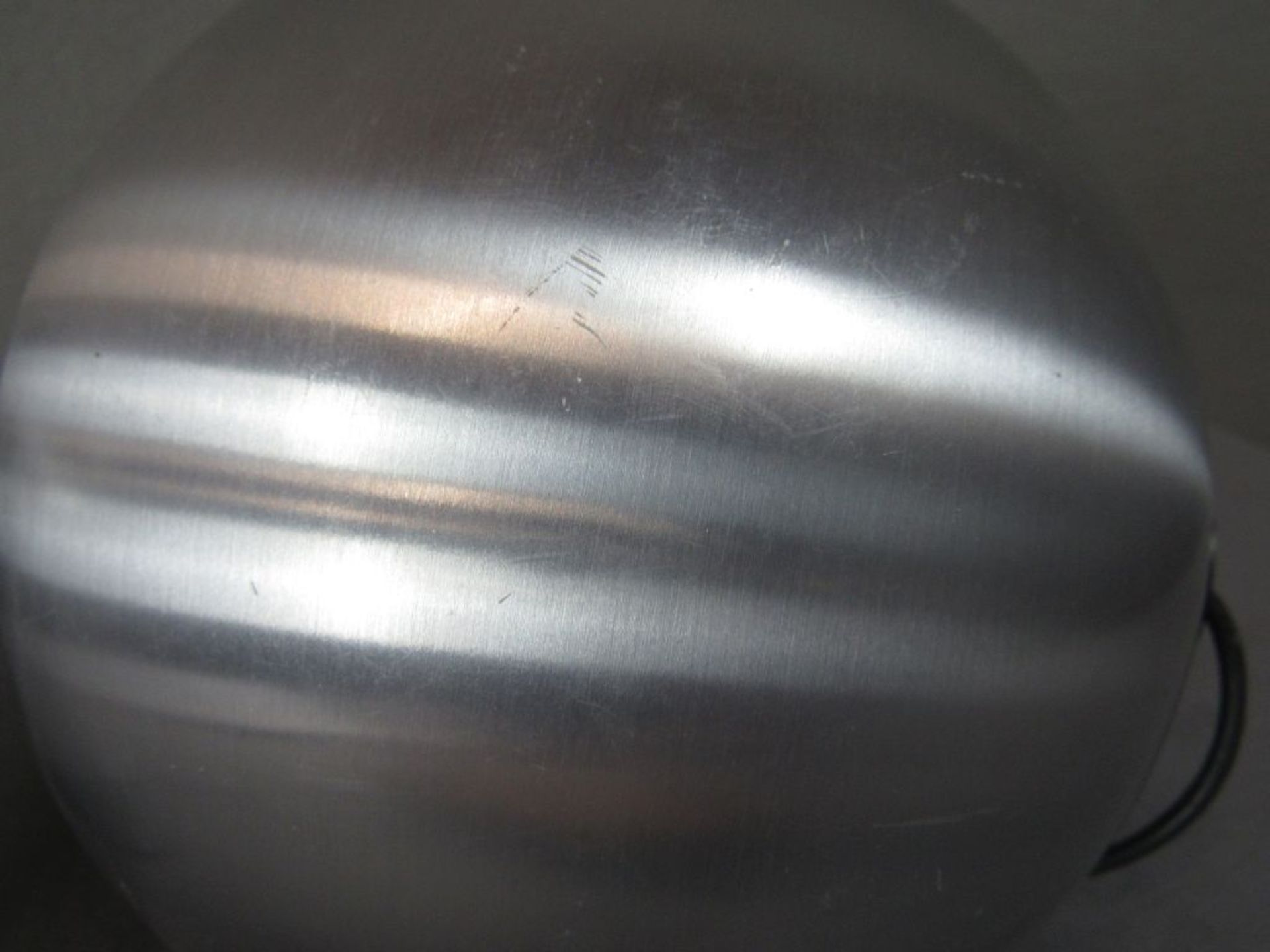 Kugellautsprecher 60er Jahre Telefunken gebürstetes Aluminium 19cm Durchmesser - Bild 7 aus 7