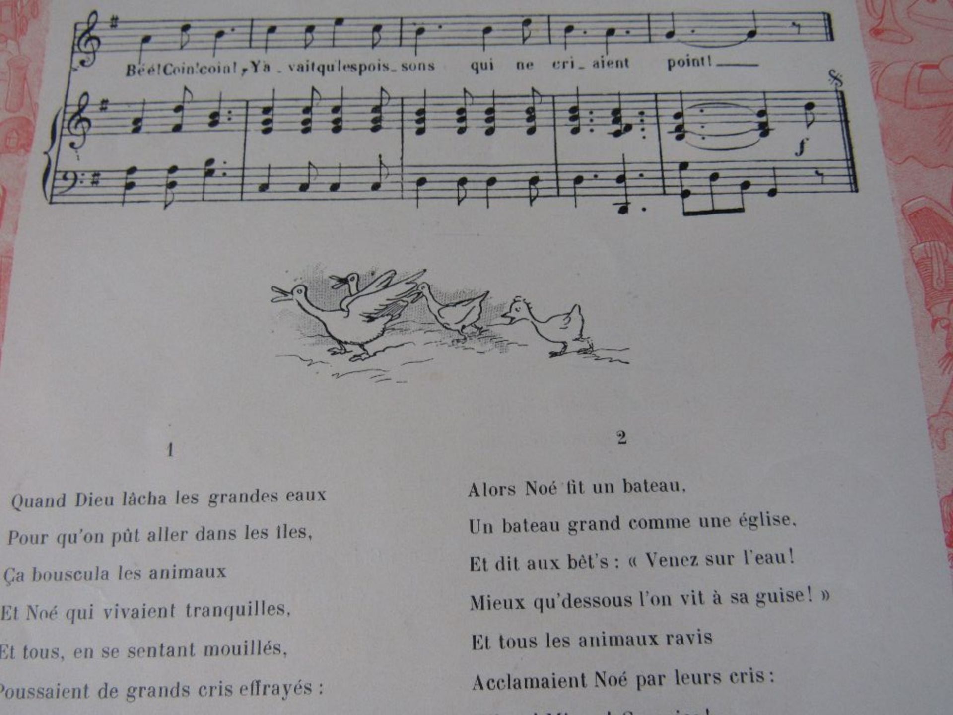 Zwei Bücher mit zahlreichen Illustrationen 1. bebe qui chante de L. xanrof dessins de E. Collin - Bild 7 aus 7