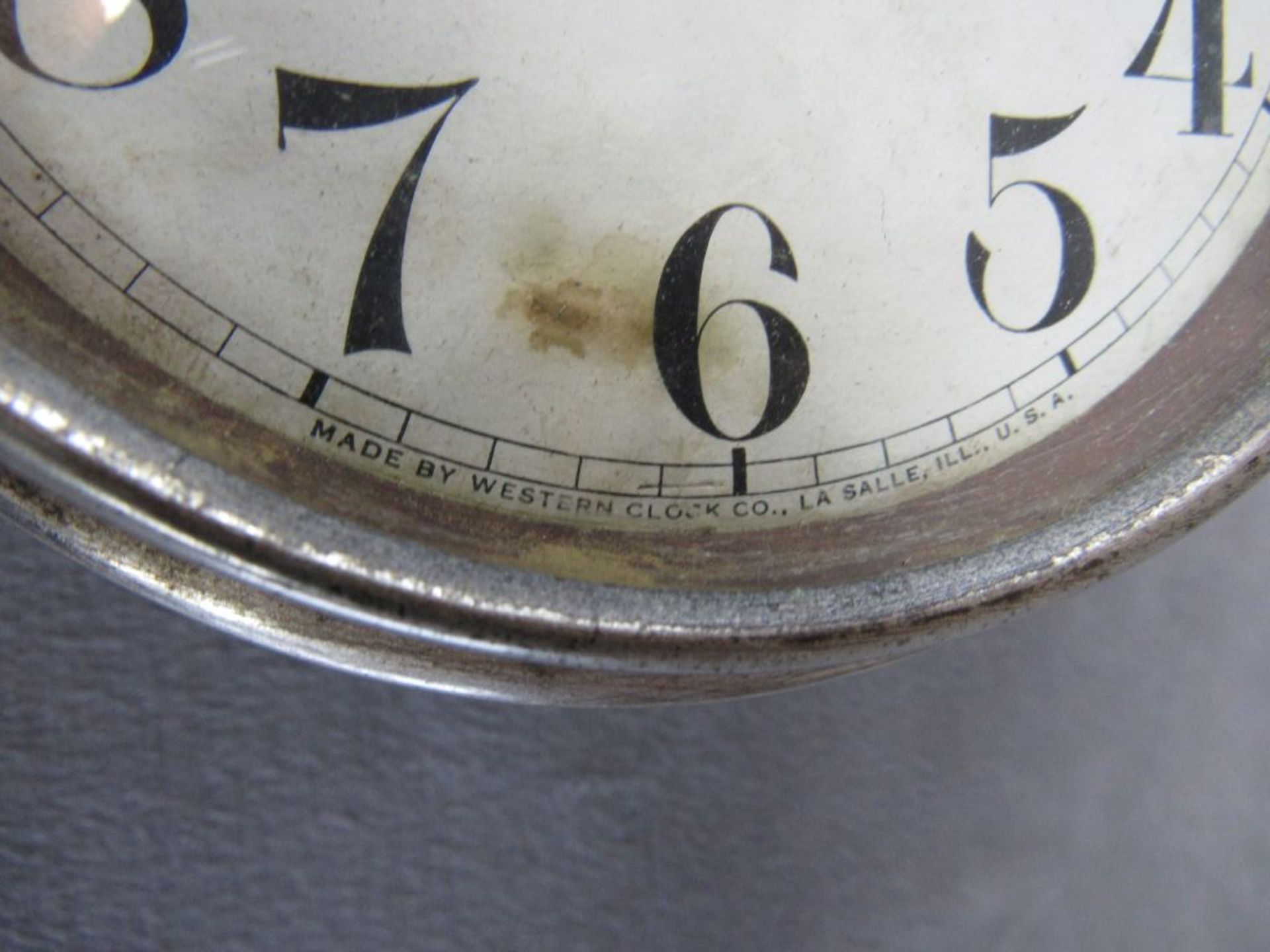 Uhr Westclox Big Ben um 1900 13,5cm Durchmesser - Image 6 of 6