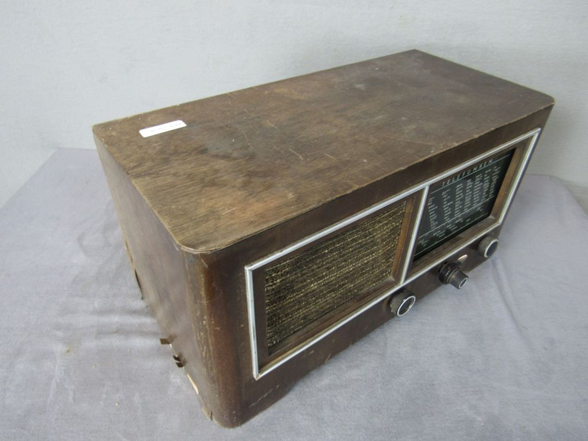 Röhrenradio Telefunken Supermarkstein 2 855GW 65x27x30cm um 1938 - Bild 3 aus 6