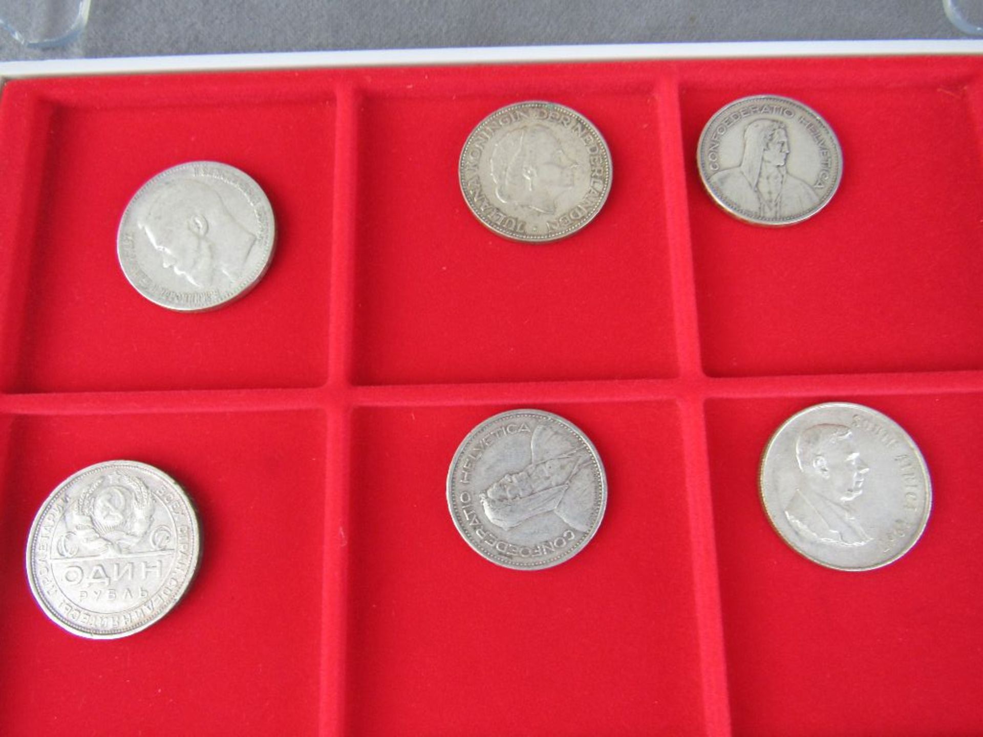 2 Schuber mit vielen Silbermünzen und einigen Nickel Münzen - Bild 3 aus 14