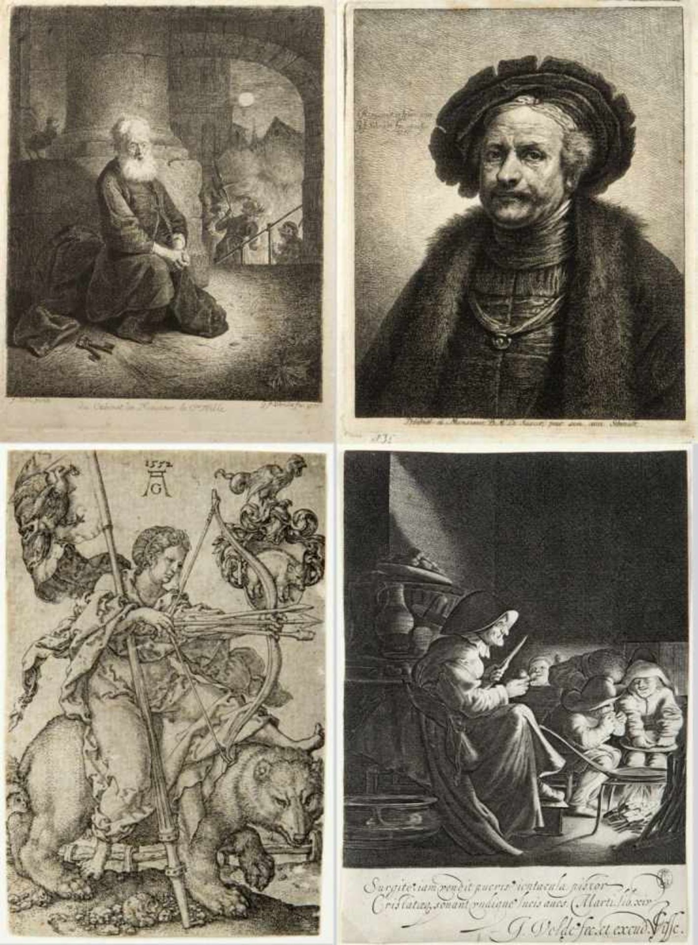 Van de Velde II, Jan. Aldegrever, Heinrich. Schmidt, Georg Friedrich u.a.