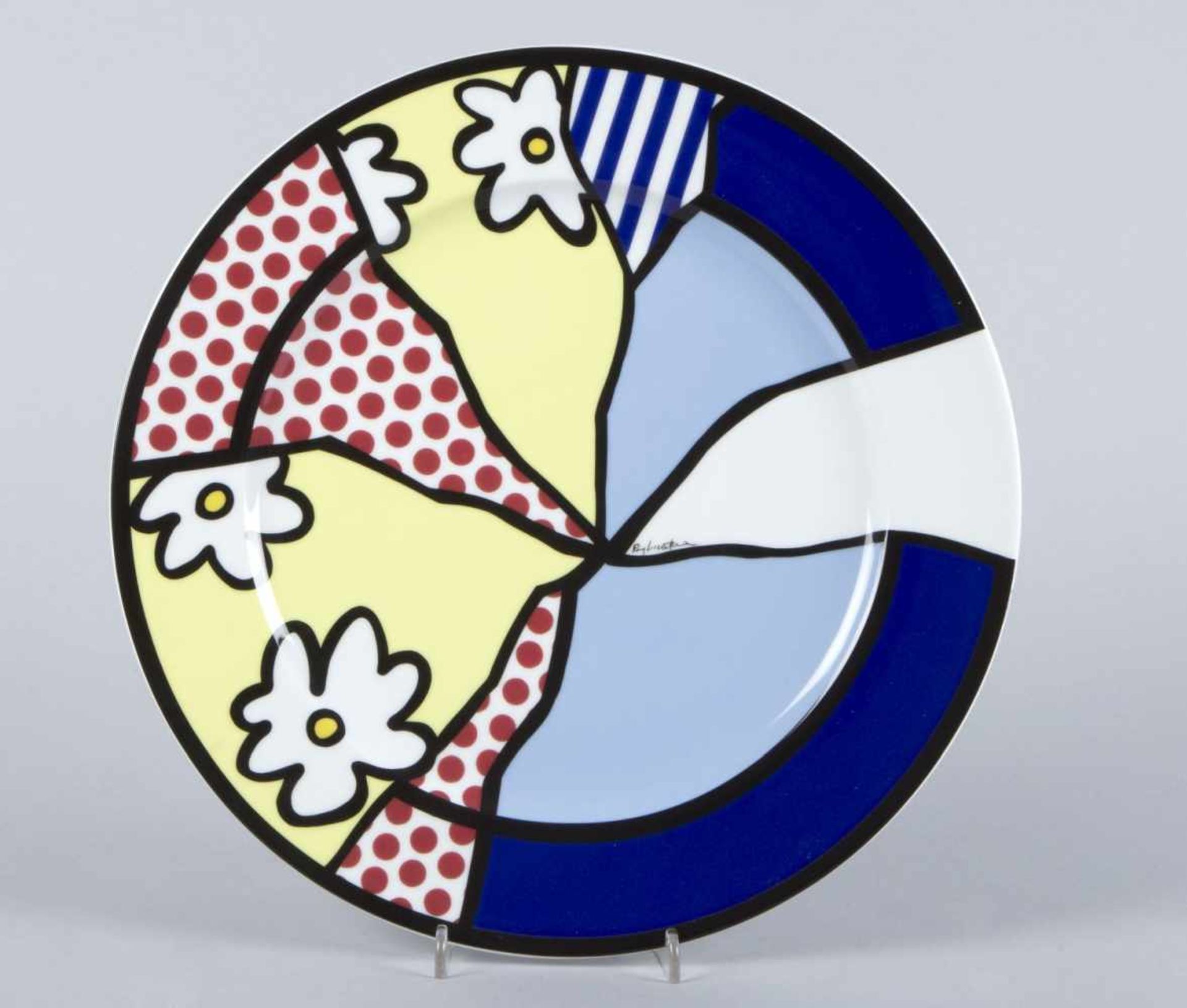 Künstlerteller von Roy Lichtenstein<