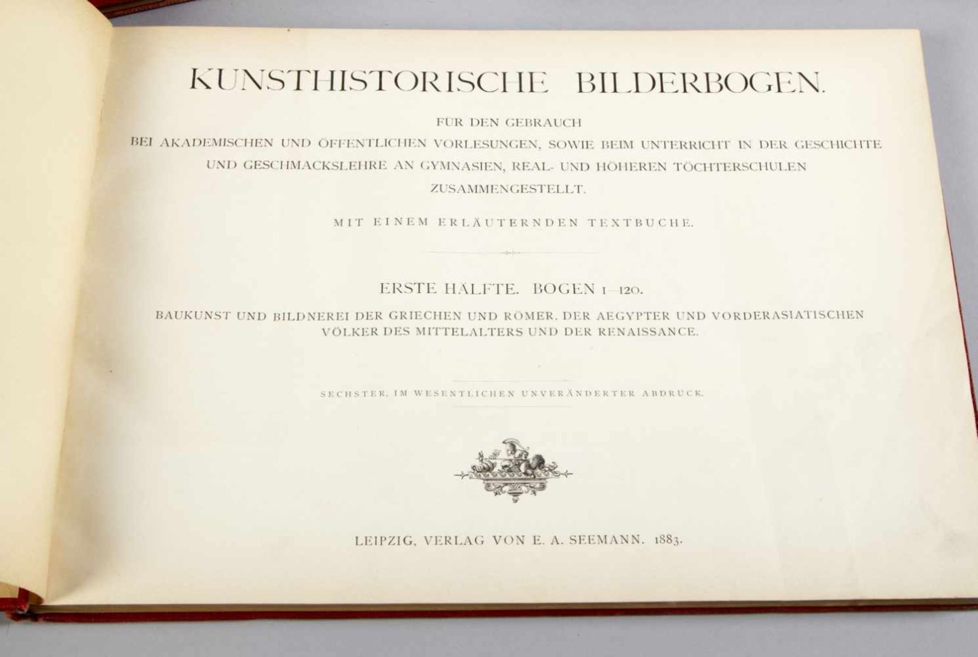 Denkmäler deutscher Kunst hrsg. von Karl Emil Otto Fritsch, Band I-IV, Berlin 1891ff.< - Image 3 of 3