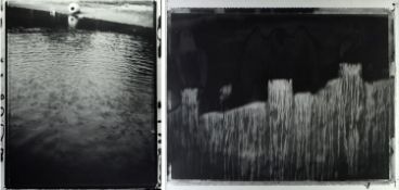Mayer, Maix. 1960Wasser. 2 Schwarz-weiß-Photographien. 120 x 98 cm.