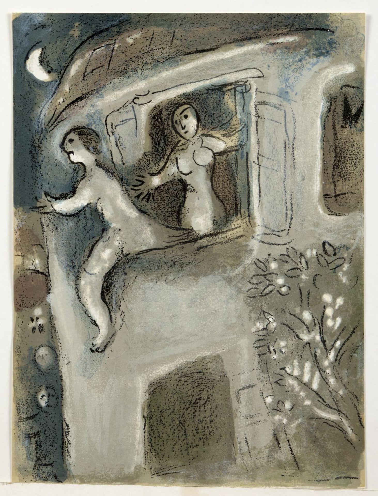 Chagall, Marc. 1887 Witebsk - Paul de Vence 1985Illustrationen für die Bibel. 5 Farblithographien. - Bild 2 aus 6