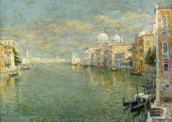 Andree, Rudolf. 1887 Berlin - Singen 1970Der Canale Grande in Venedig. Öl/Lwd. Sign. 70,5 x 101