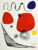 Calder, Alexander. 1898 Philadelphia - New York 1976Red, Blue and Yellow Spheres.