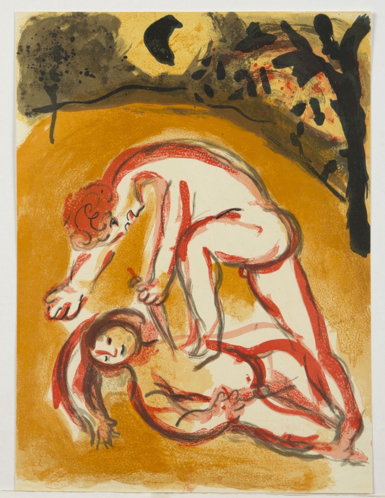 Chagall, Marc. 1887 Witebsk - Paul de Vence 1985Illustrationen für die Bibel. 5 Farblithographien. - Bild 5 aus 6
