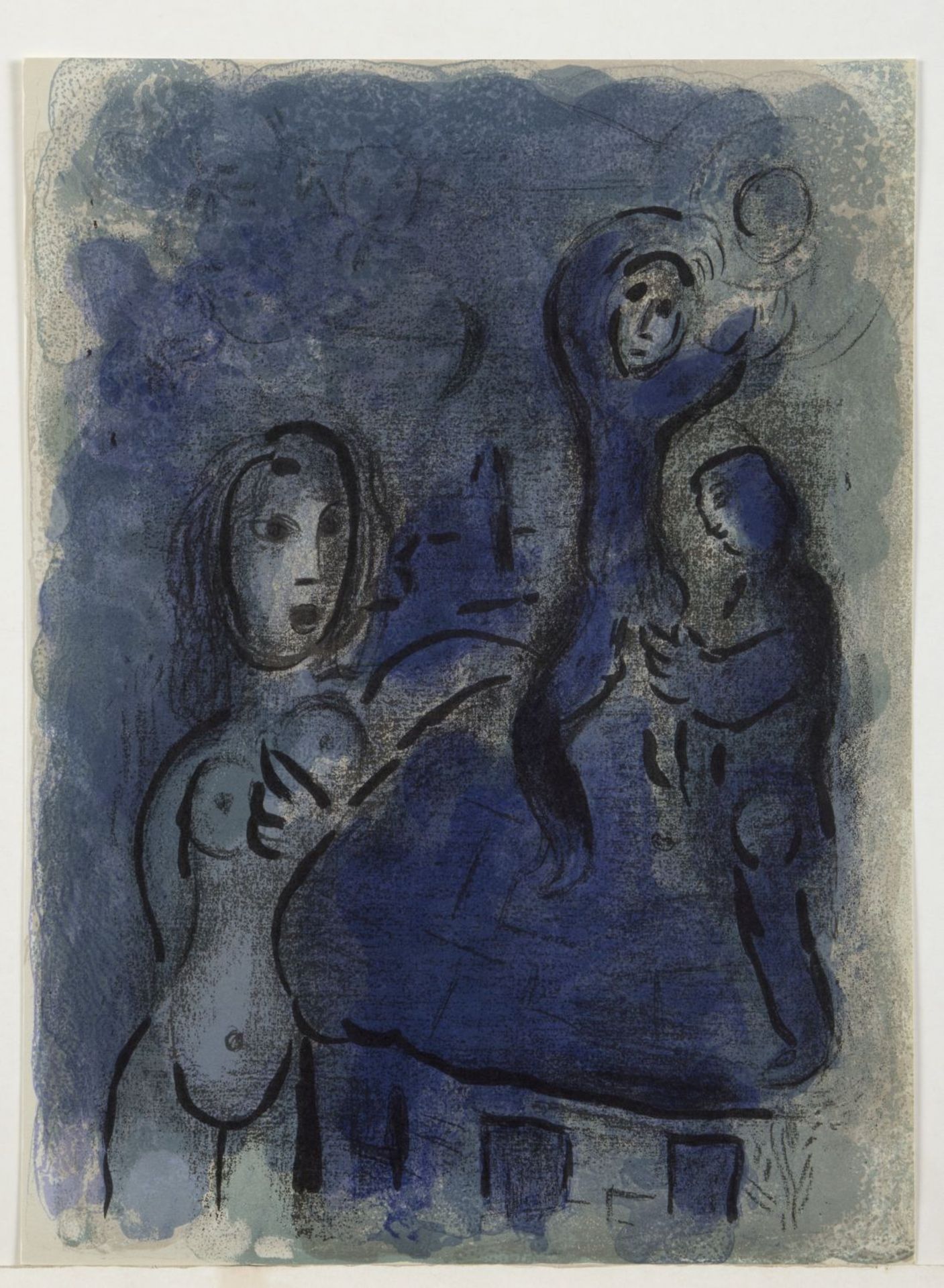 Chagall, Marc. 1887 Witebsk - Paul de Vence 1985Illustrationen für die Bibel. 5 Farblithographien. - Bild 6 aus 6