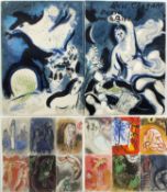 Chagall, Marc. 1887 Witebsk - Paul de Vence 1985Dessins pour la Bible. 19 Farblithographien und