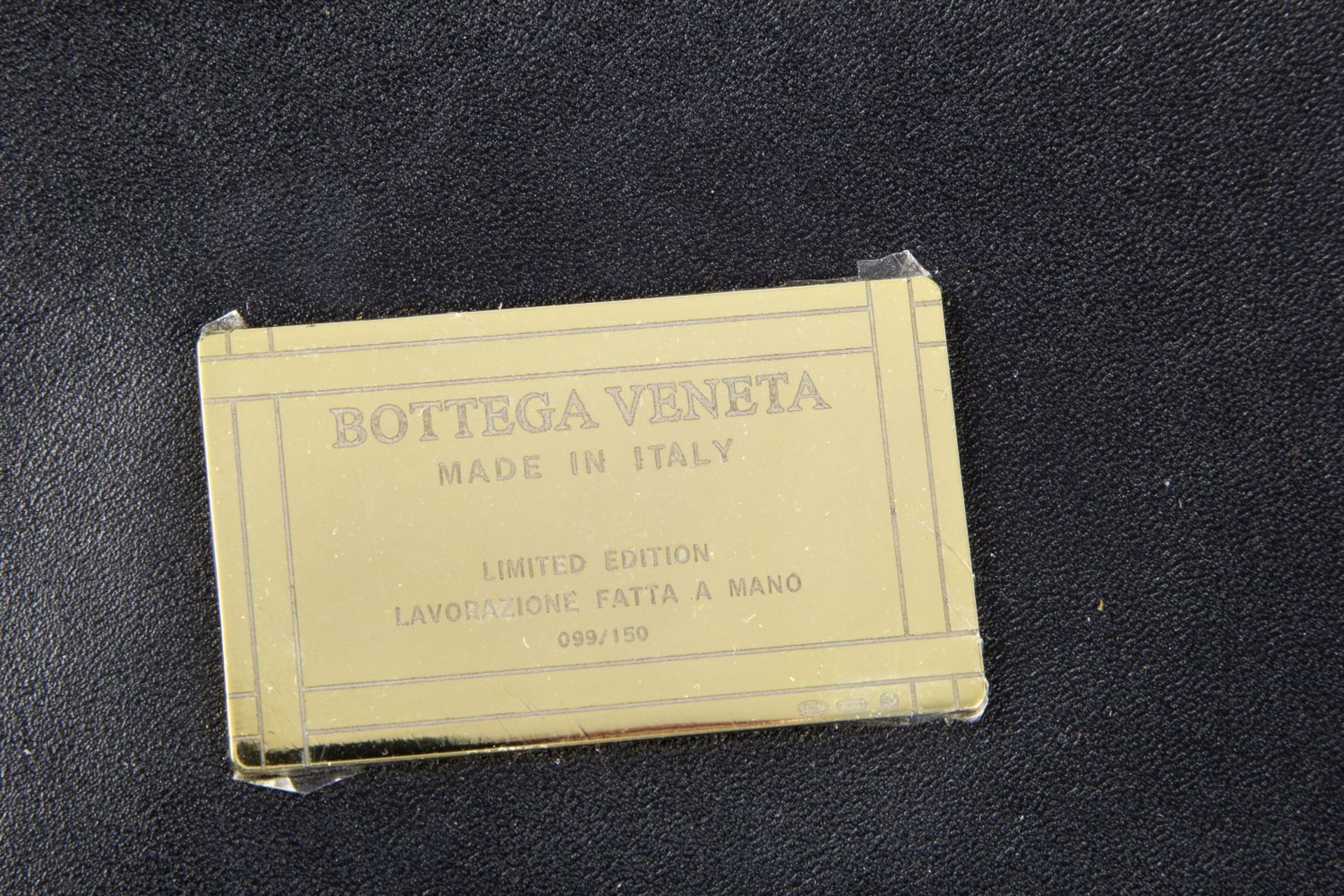 Bottega Veneta "Cabat" TascheSchwarzes Nappaleder mit Intrecciato-Webmotiv. 2 glatte runde - Bild 4 aus 4