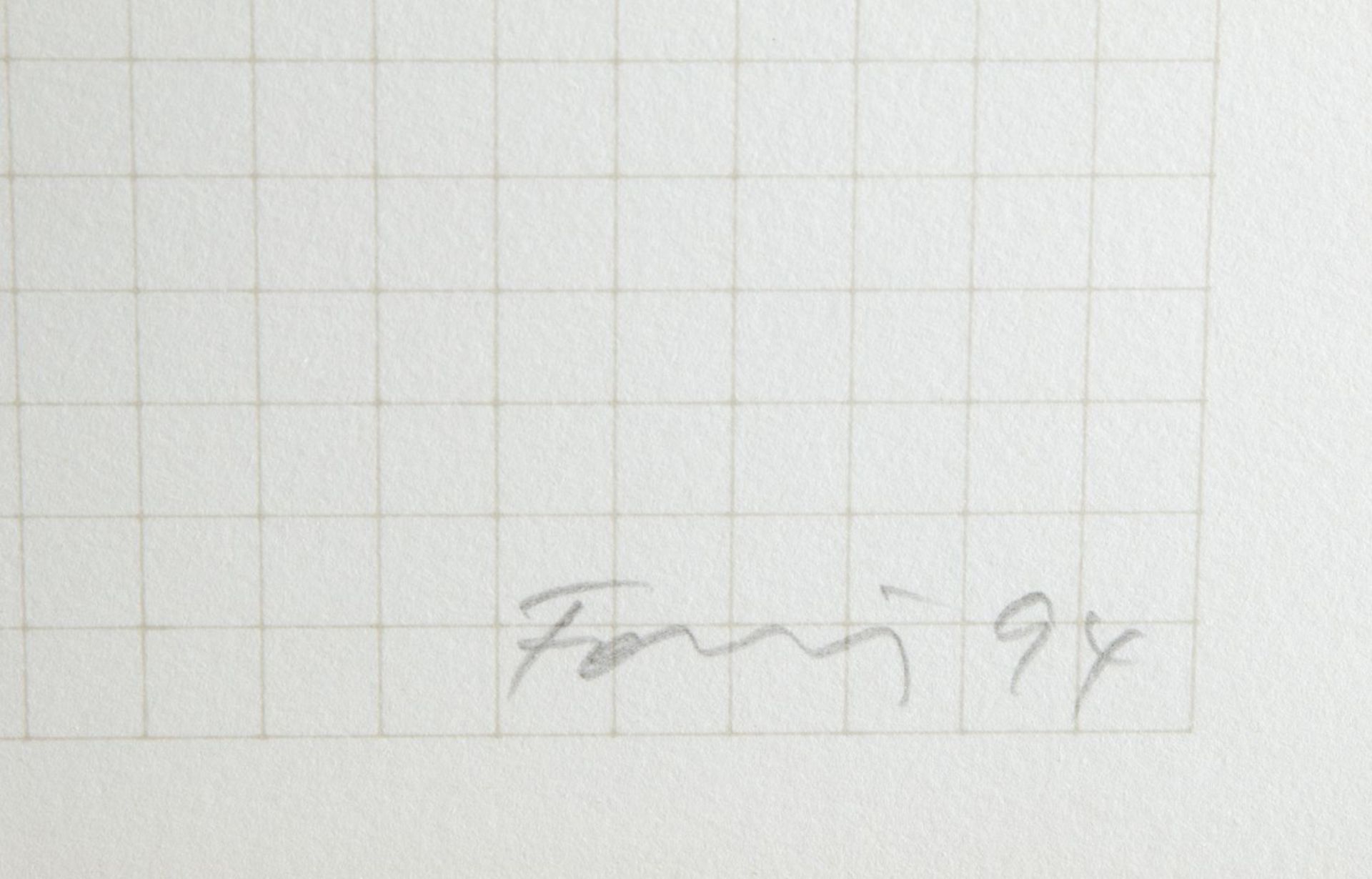 Förg, Günther. 1952 Füssen - Freiburg 2013Capri - 6 Cantos. 6 Farblithographien. Sign., dat. und - Image 3 of 8