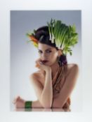 Kirchberger, Helge. 1964Fashion food. Farbphotographie. 100 x 76 cm.