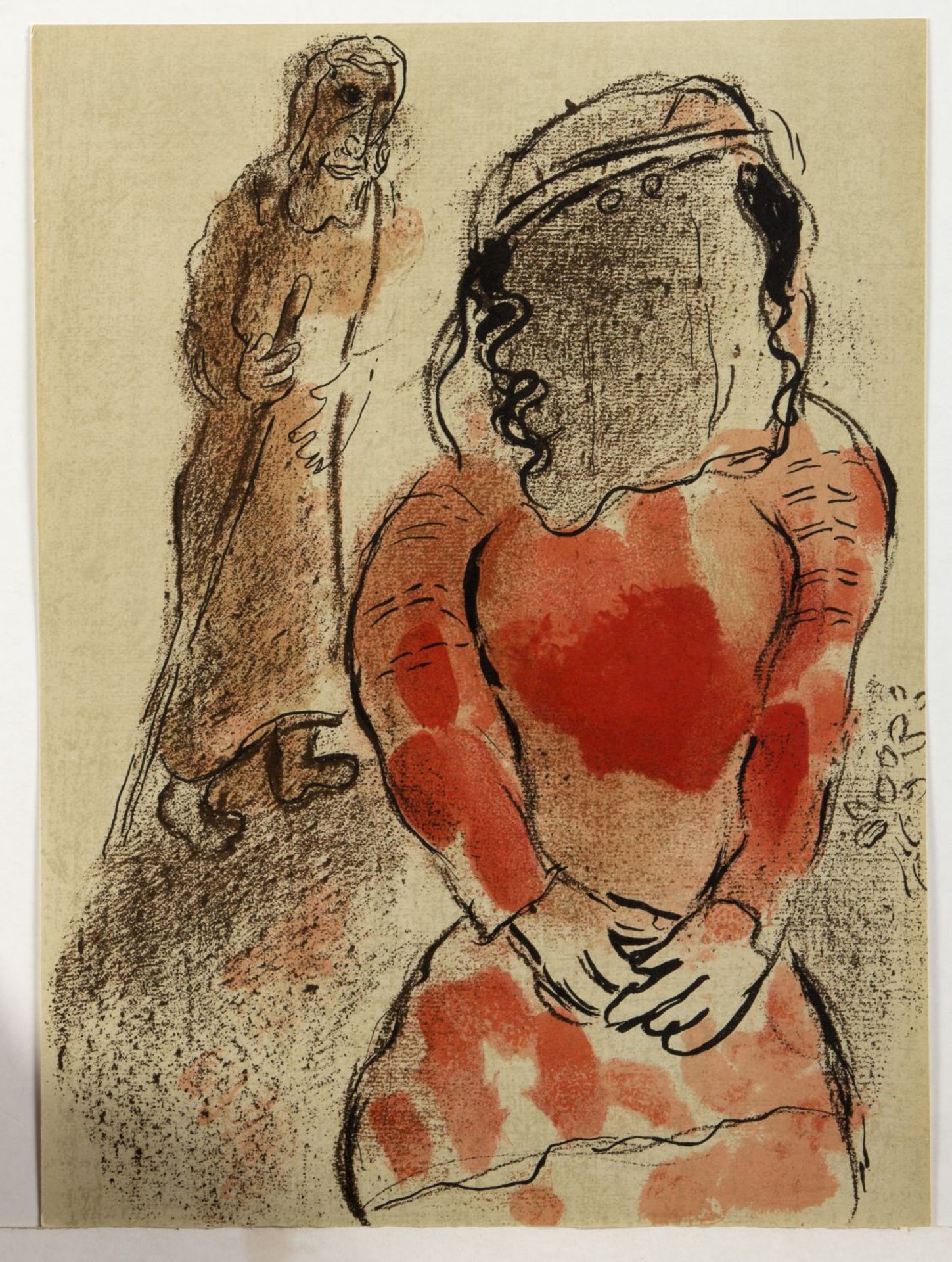Chagall, Marc. 1887 Witebsk - Paul de Vence 1985Illustrationen für die Bibel. 5 Farblithographien. - Bild 3 aus 6