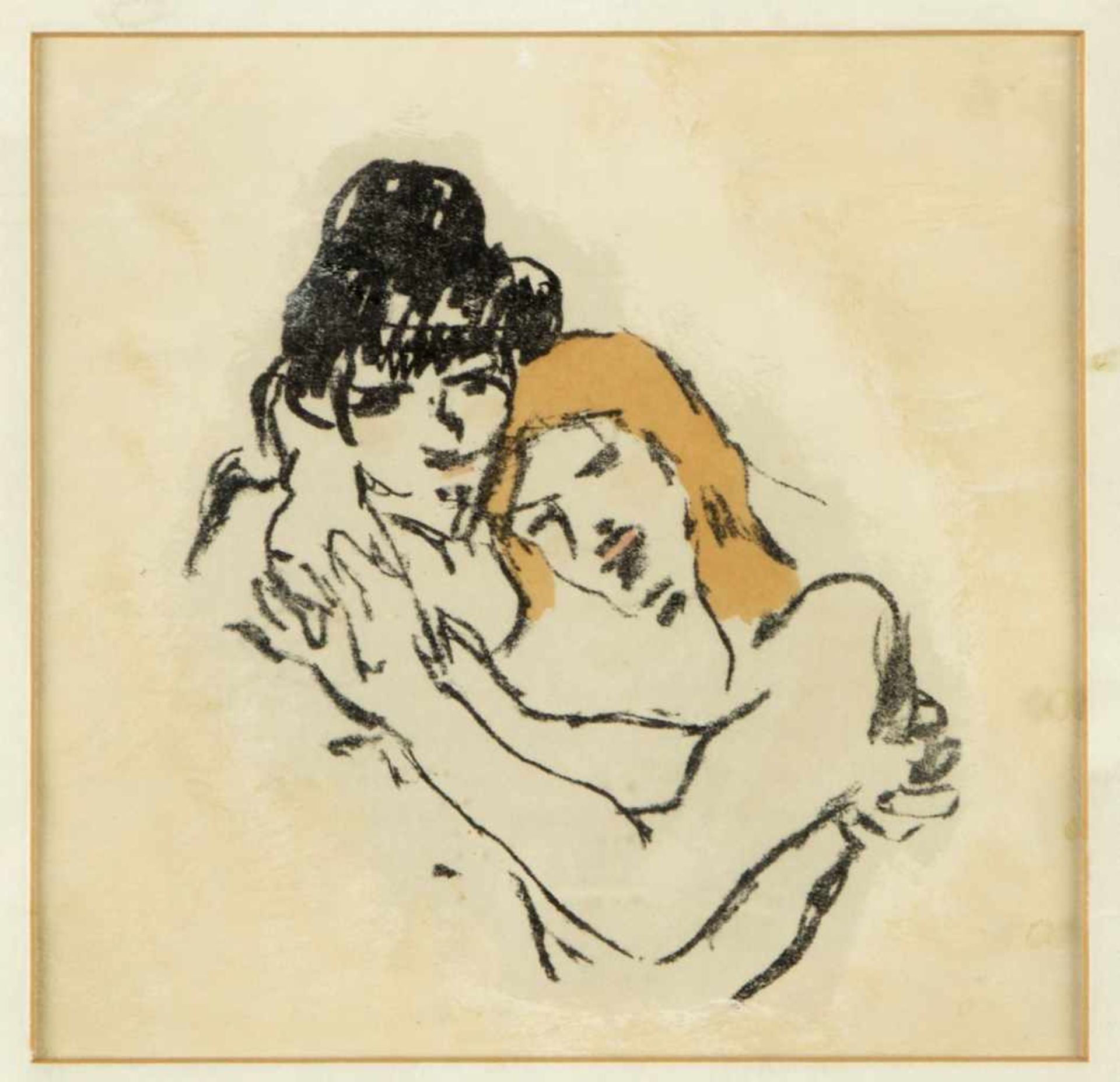Schneider-Kainer, LeneJunge Frauen. 2 kol. Lithographien. Bis 29 x 25 cm. - Image 3 of 3