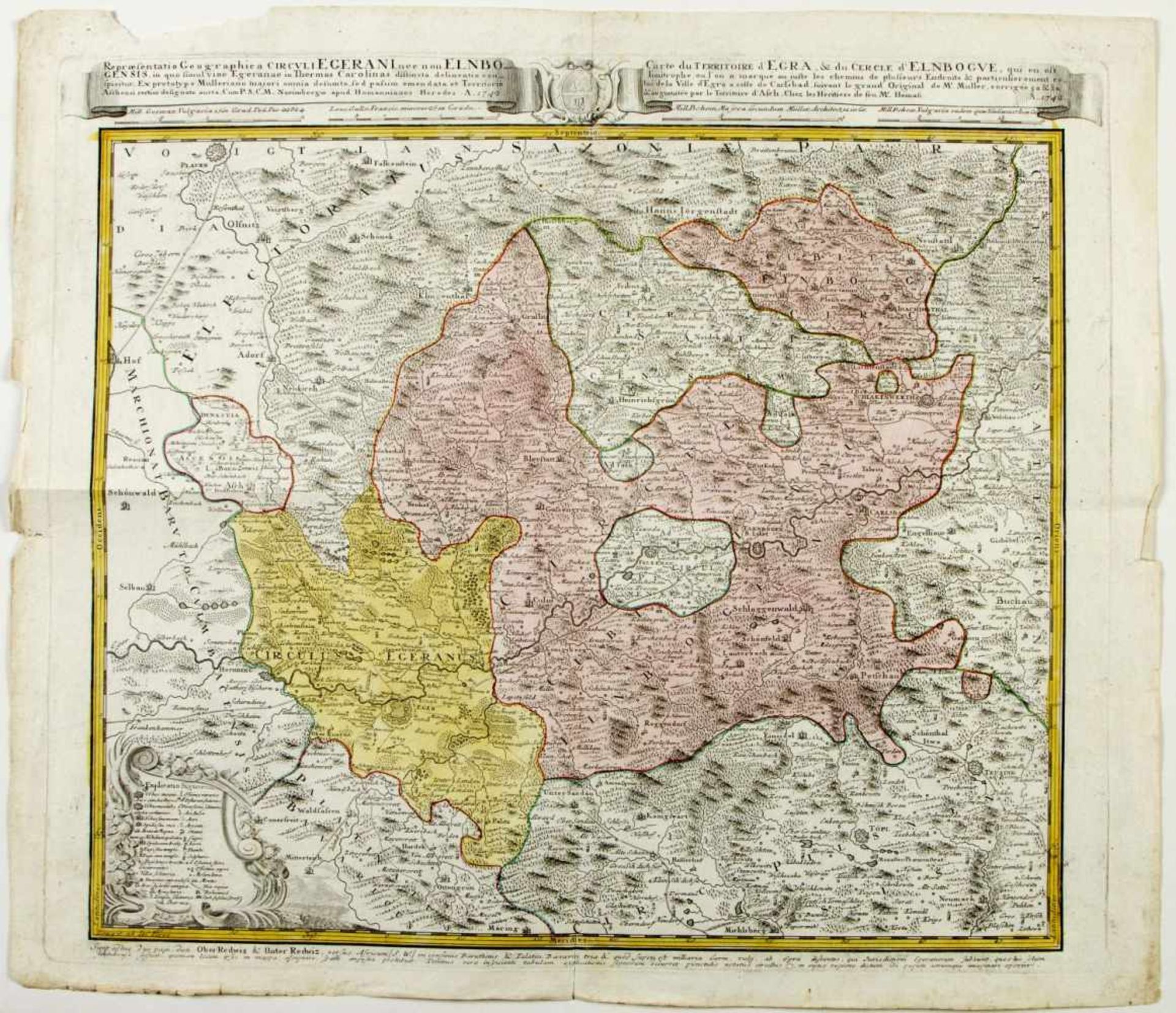 Seutter, Matthias u.a.Landkarten: Circulus Westphalicus. Imperii Romano Germanici u.a. 14 versch. - Image 3 of 4