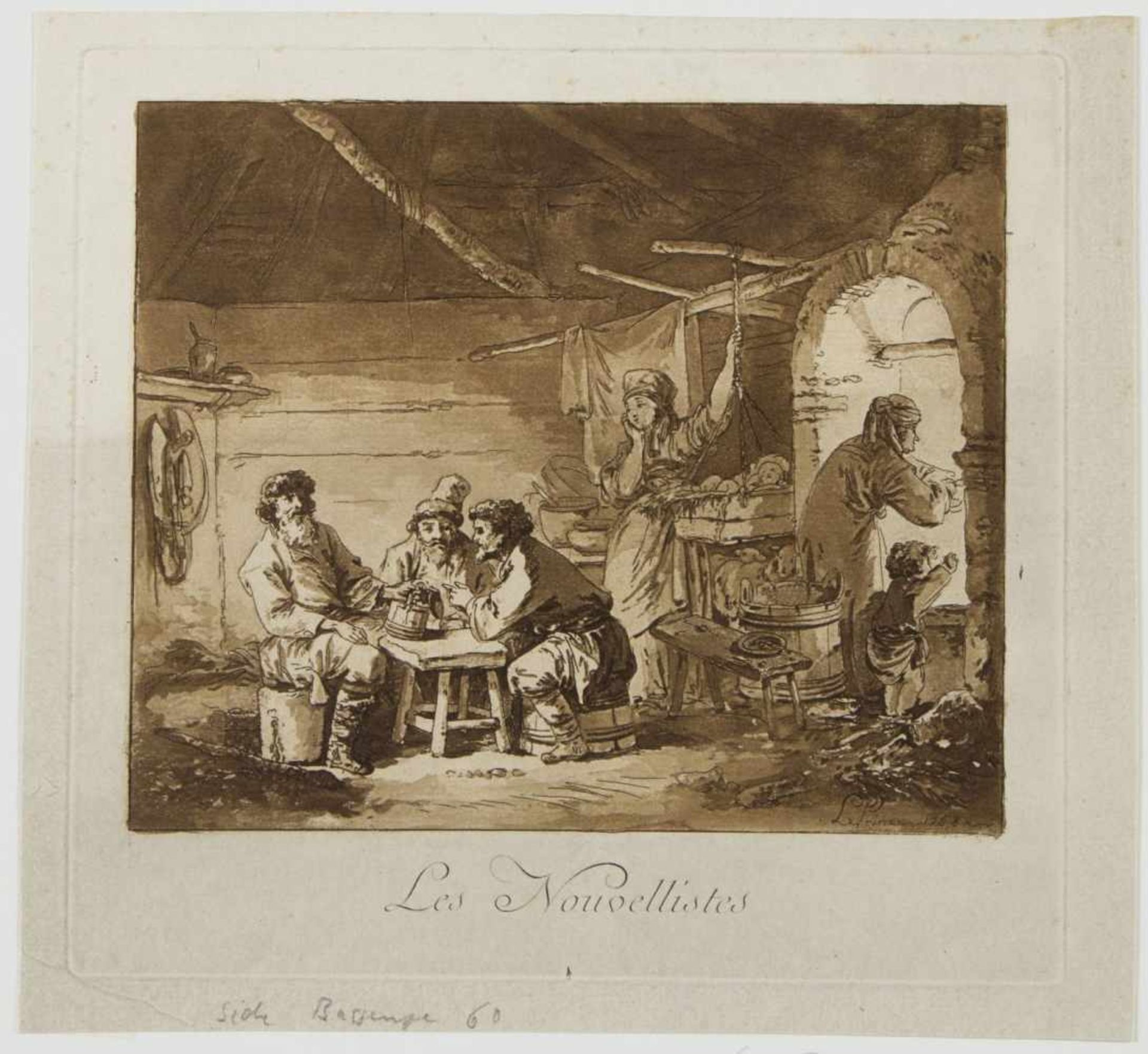 Hollar. Kobell. Boucher. Le Prince u.a.Windmühle. Die Cascaden. Schäferstündchen. Le Nouvellistes - Image 4 of 5