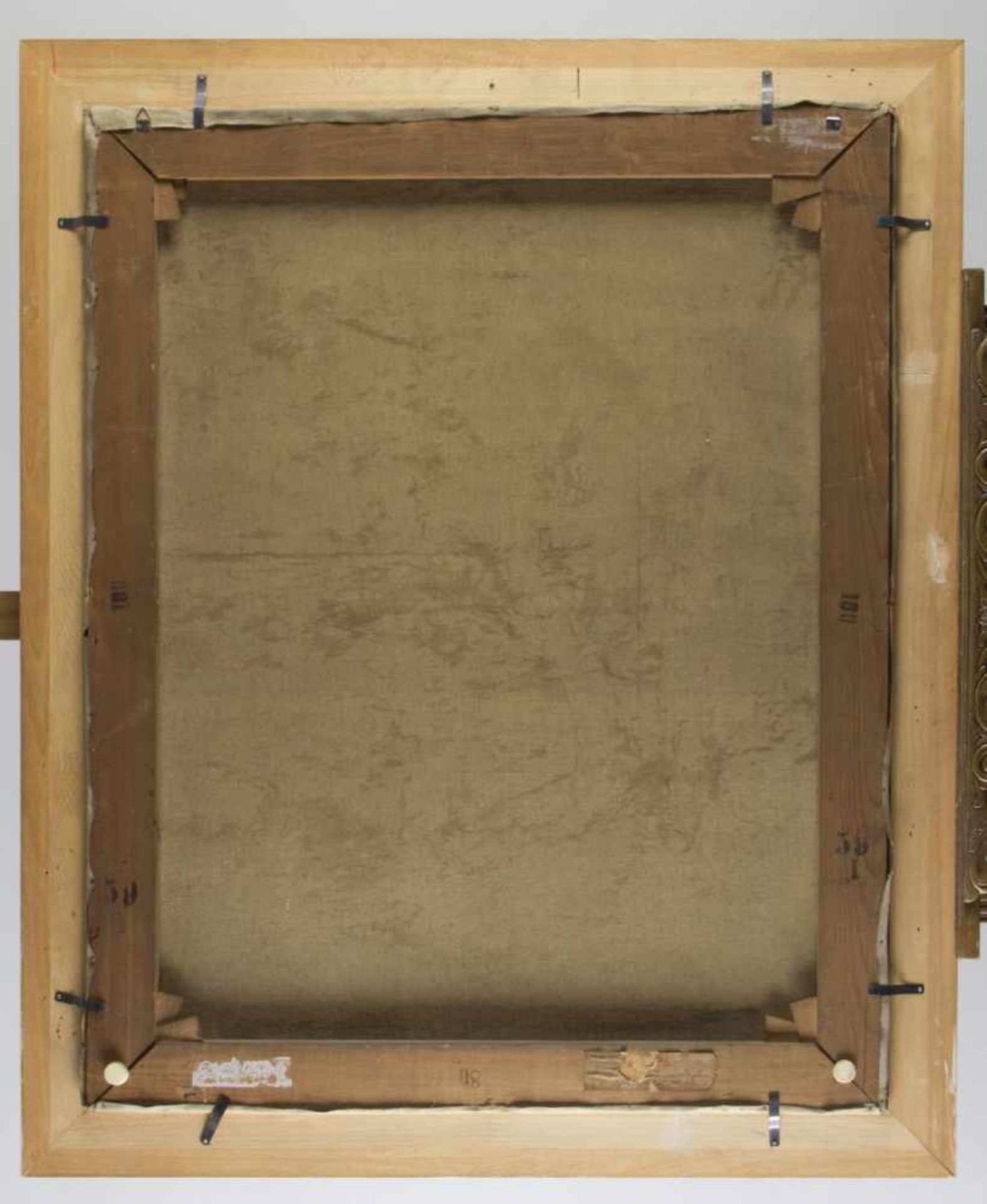 Wedepohl, Theodor. 1863 Exter - New York 1931Seeufer mit Kiefern. Öl/Lwd. Sign. 100,5 x 80,5 cm. - Bild 3 aus 3