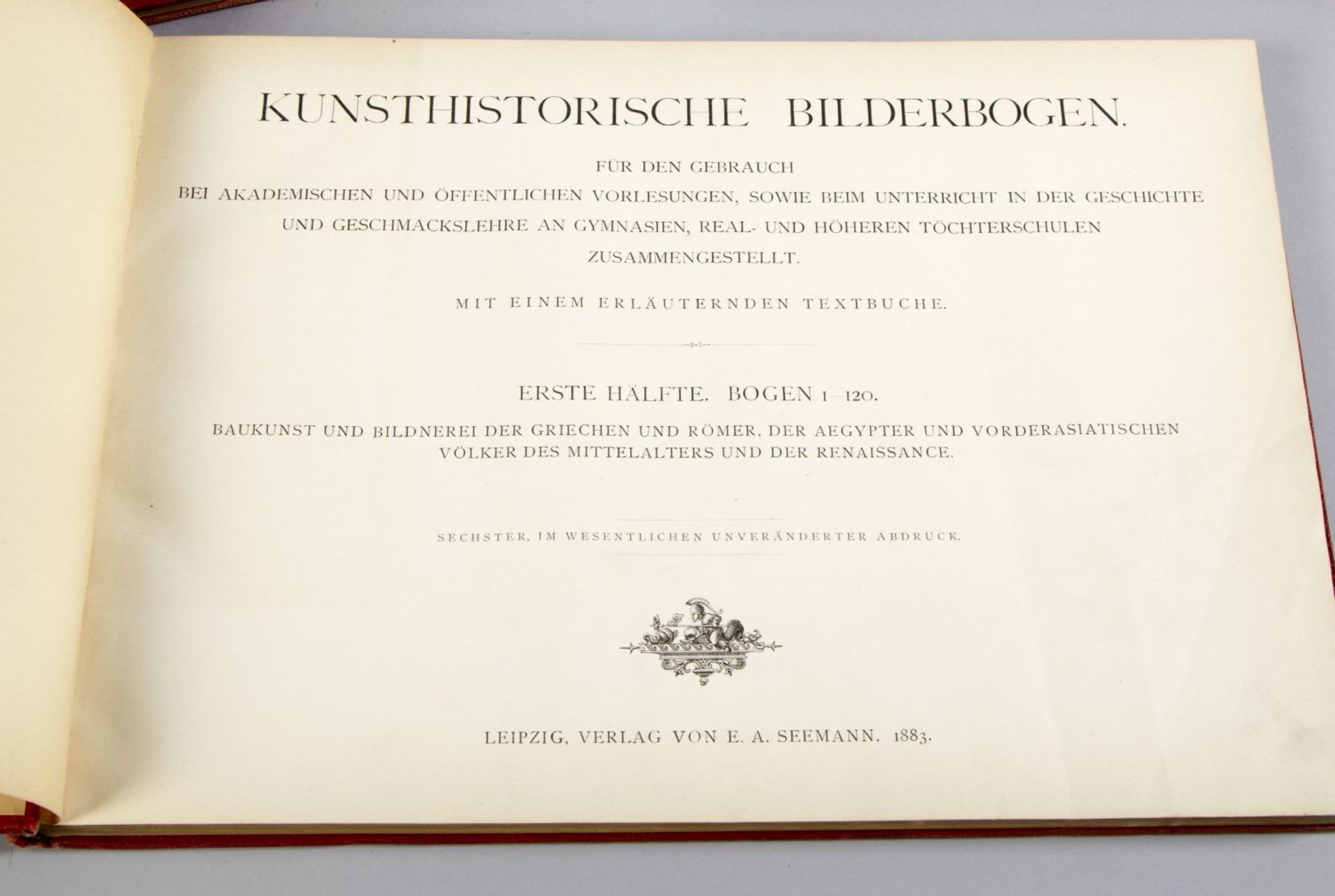 Denkmäler deutscher Kunst, Hrsg. Karl Emil Otto Fritsch, Band I-IV, Berlin, 1891ff. - - Image 2 of 3