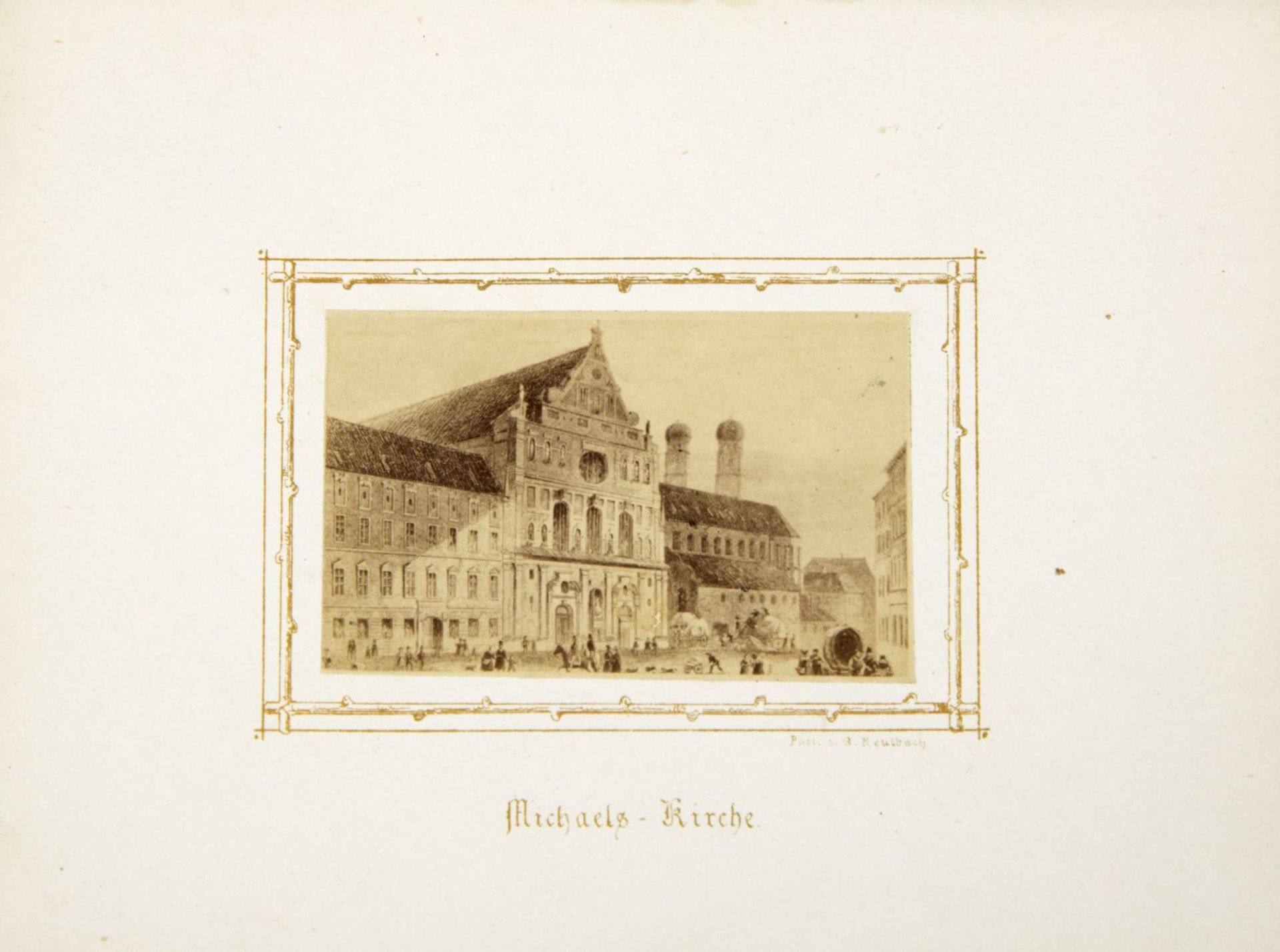 Reulbach, Ernst. 1823 - München - 1874München. 17 Photographien, auf Papier aufgeklebt. Auf der - Bild 4 aus 5