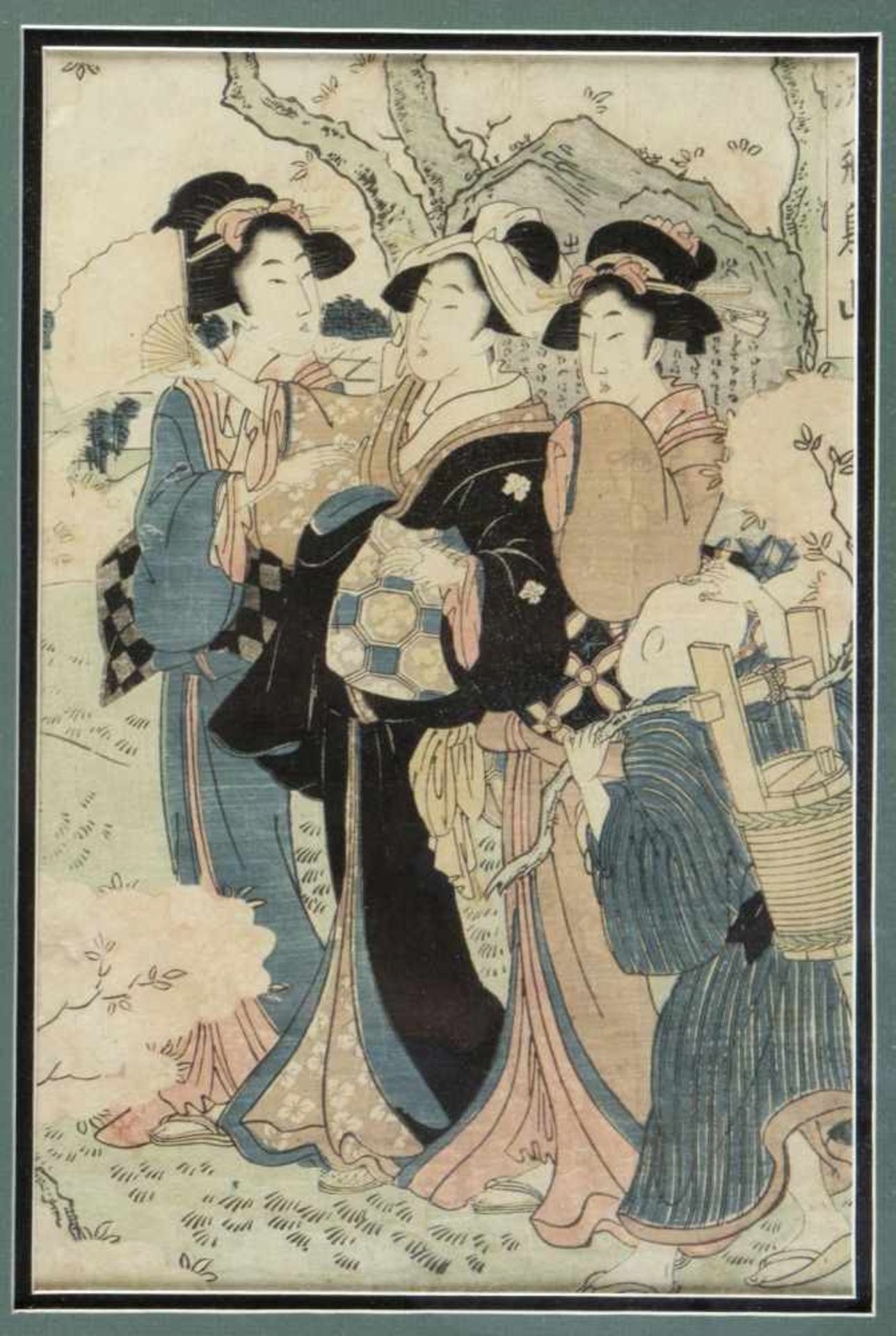 Kunisada. SadakageFrauendarstellungen. 2 Farbholzschnitte. Oban Tate-e. Besch. - Bild 3 aus 3