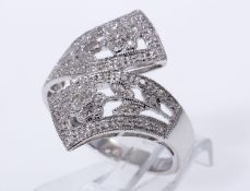Vis-á-vis-Diamant-Ring