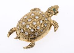 Schildkröten-Brosche