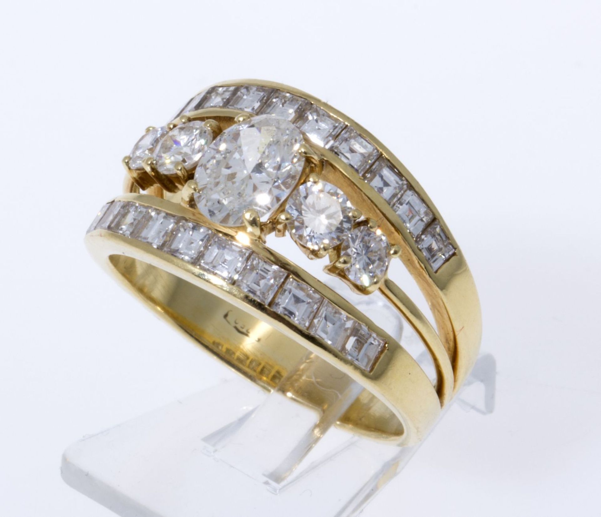 Festlicher Diamant-Brillant-Ring