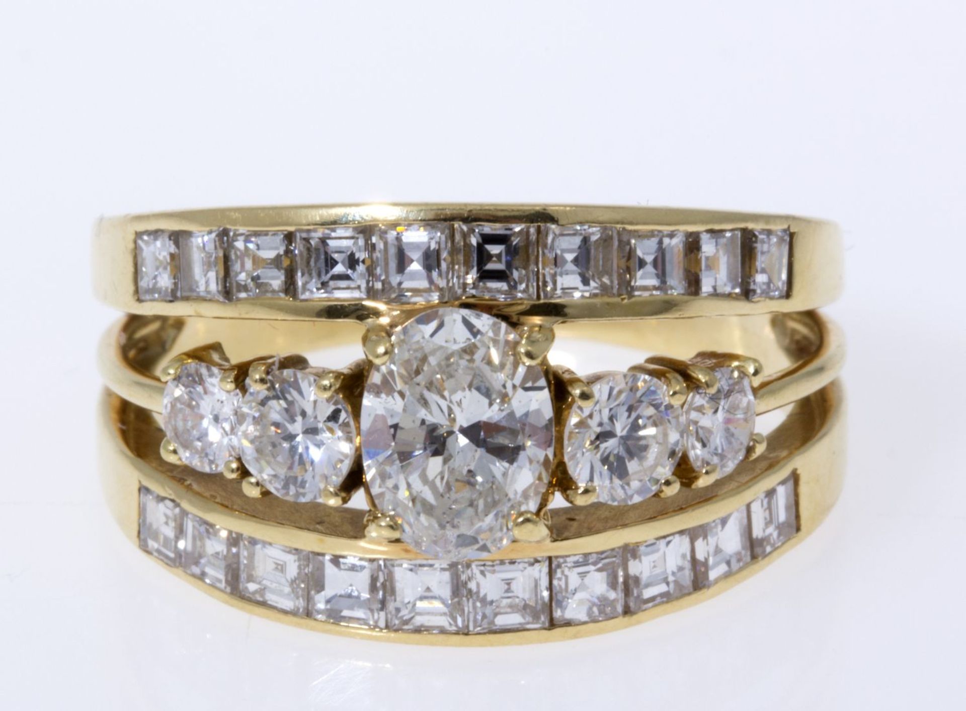 Festlicher Diamant-Brillant-Ring - Bild 2 aus 3