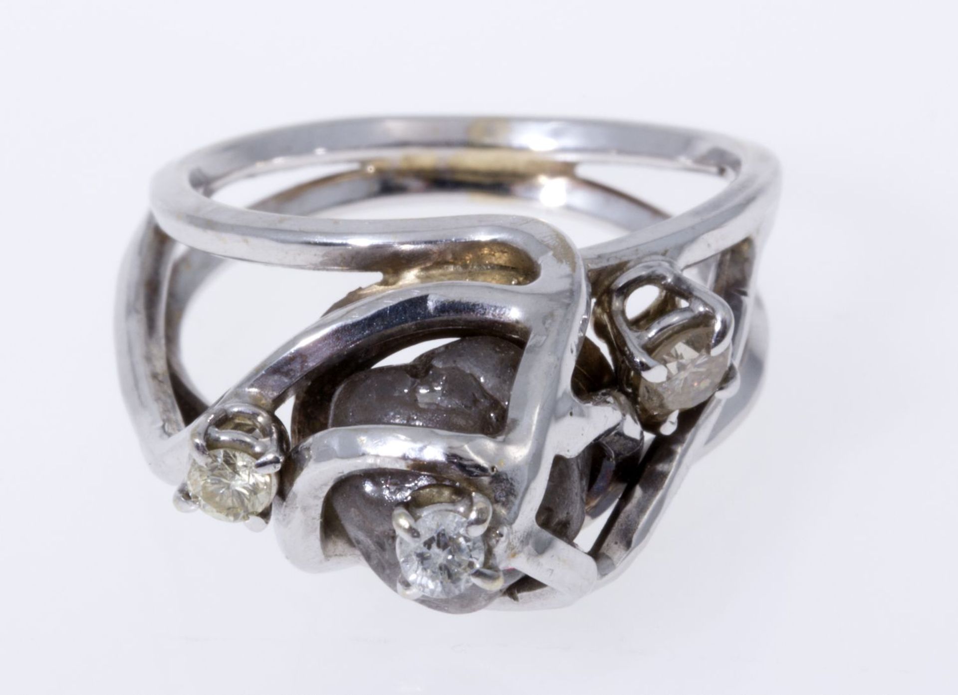 Moderner Diamant-Ring - Bild 2 aus 3