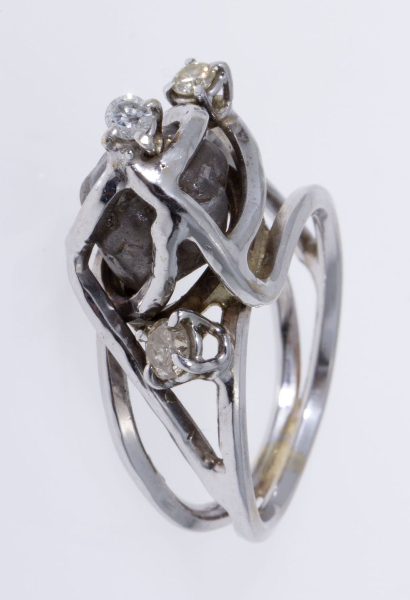 Moderner Diamant-Ring - Image 3 of 3