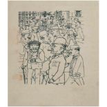 Grosz, George (1893 Berlin-1959) "Vollkommene Menschen", Offset, Litho., 41x31 cm (Malerund Grafiker