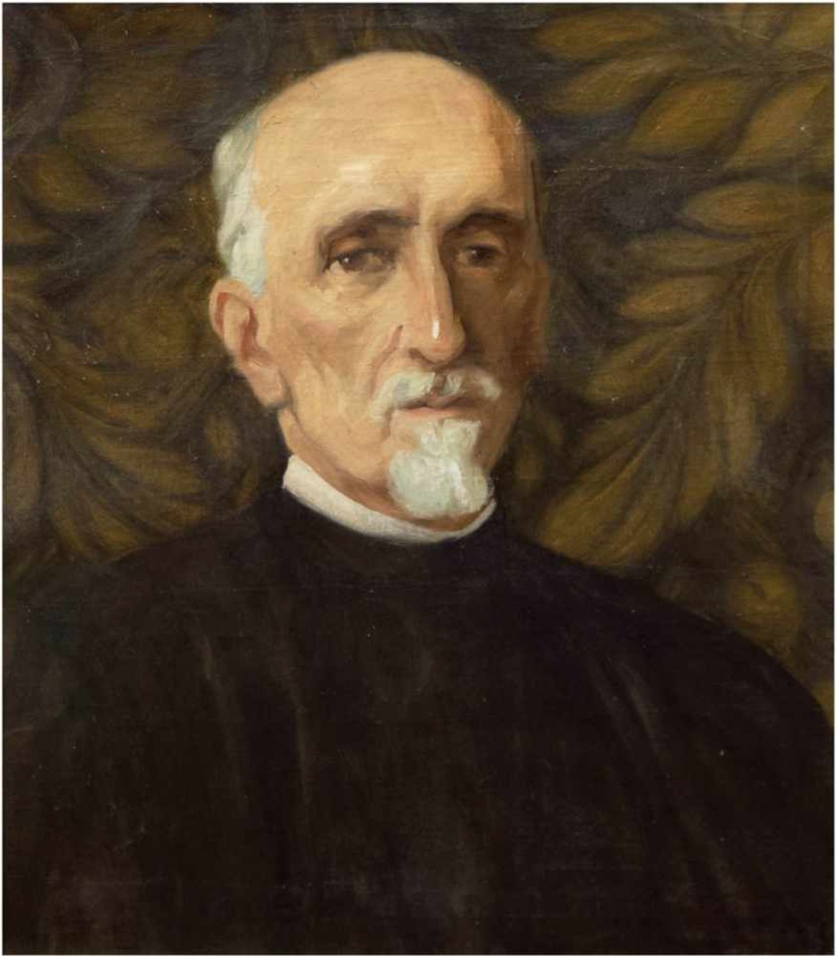 Jacobi, Meinhard (1873 Wien-1956 Paraiba do Sul) "Porträt eines Herren", Öl/Lw., rücks.